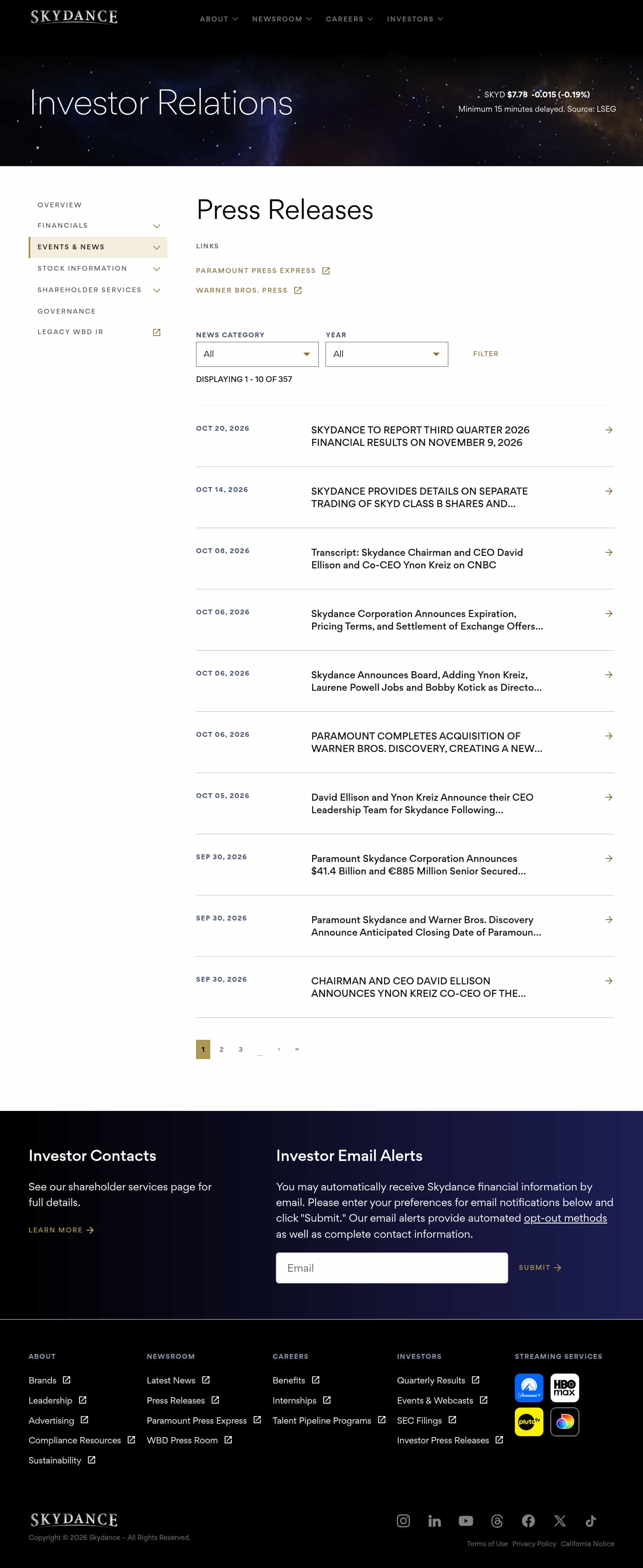 Latest website image capture