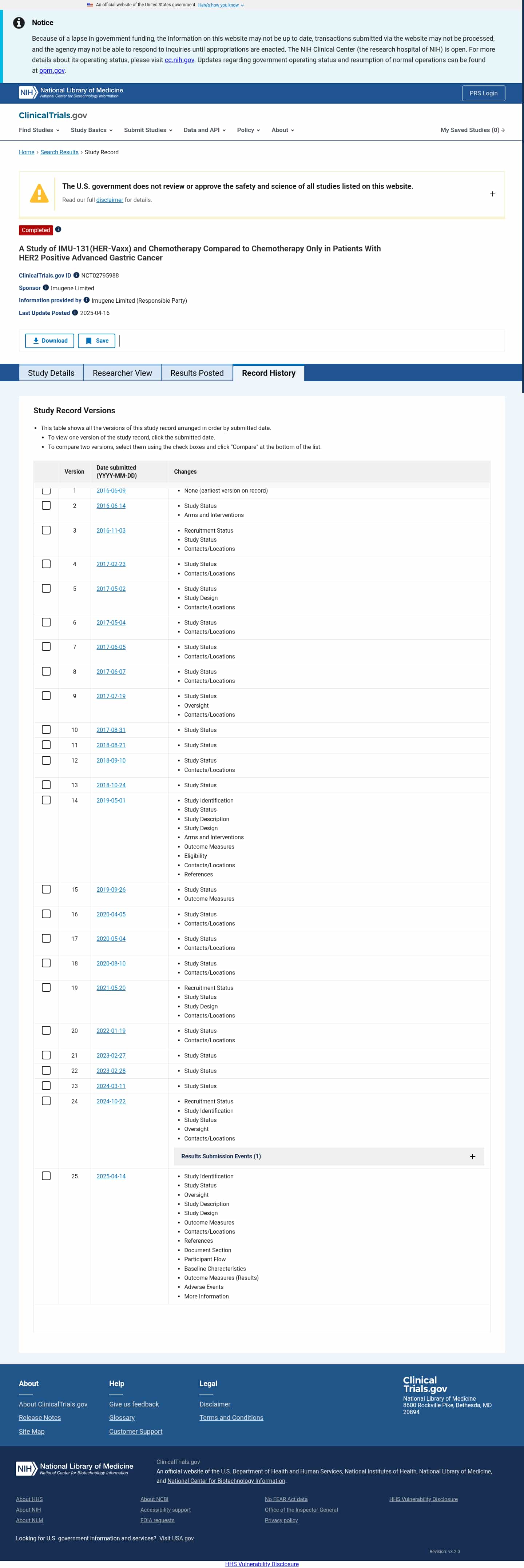 Latest website image capture