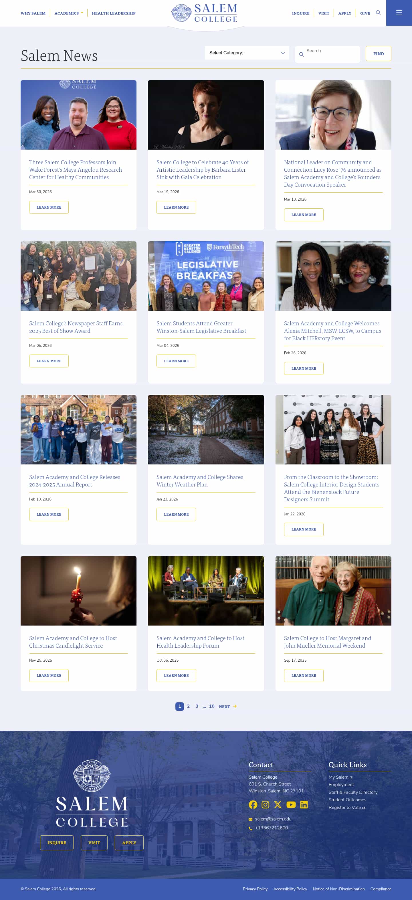 Latest website image capture