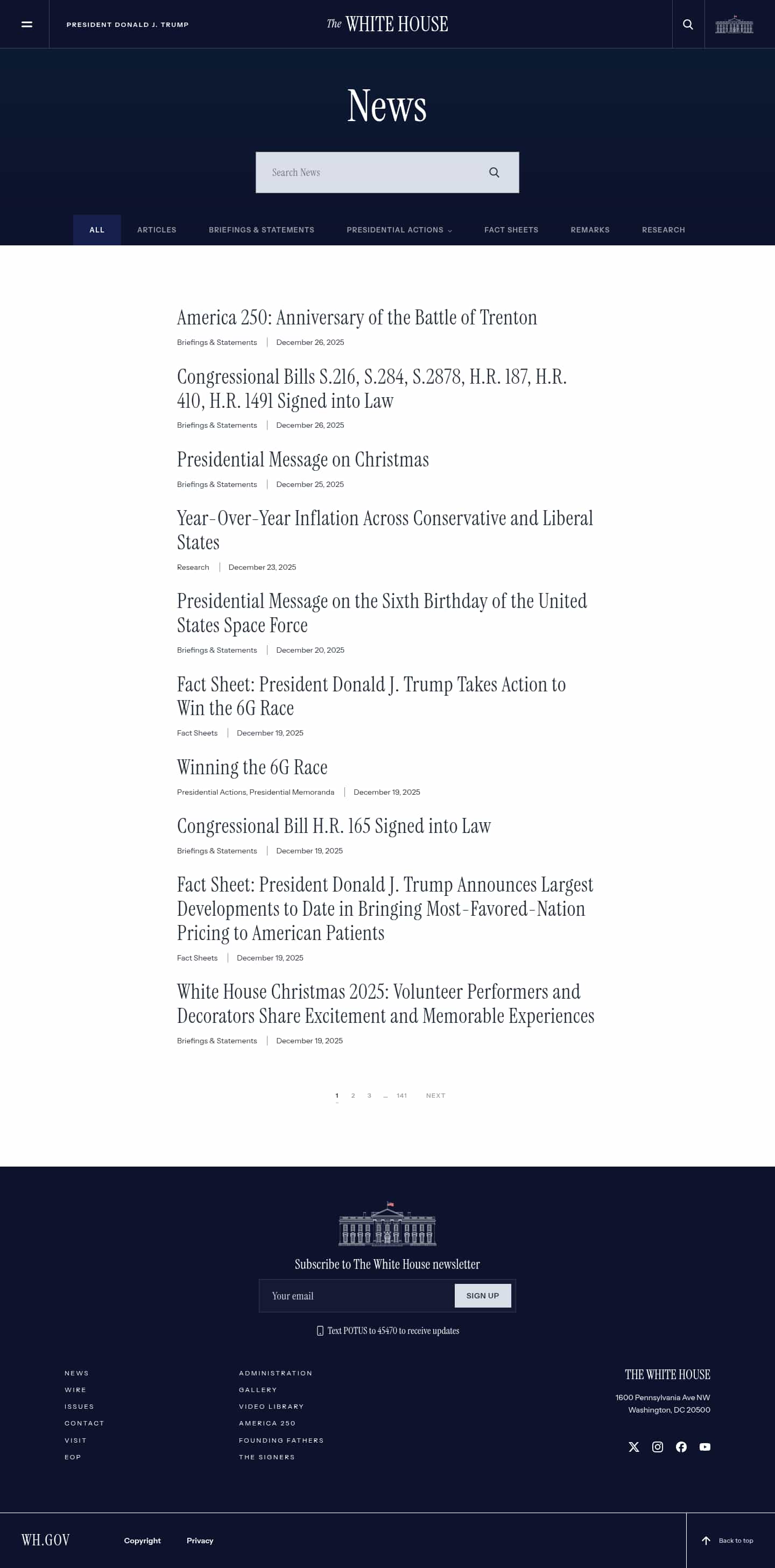 Latest website image capture