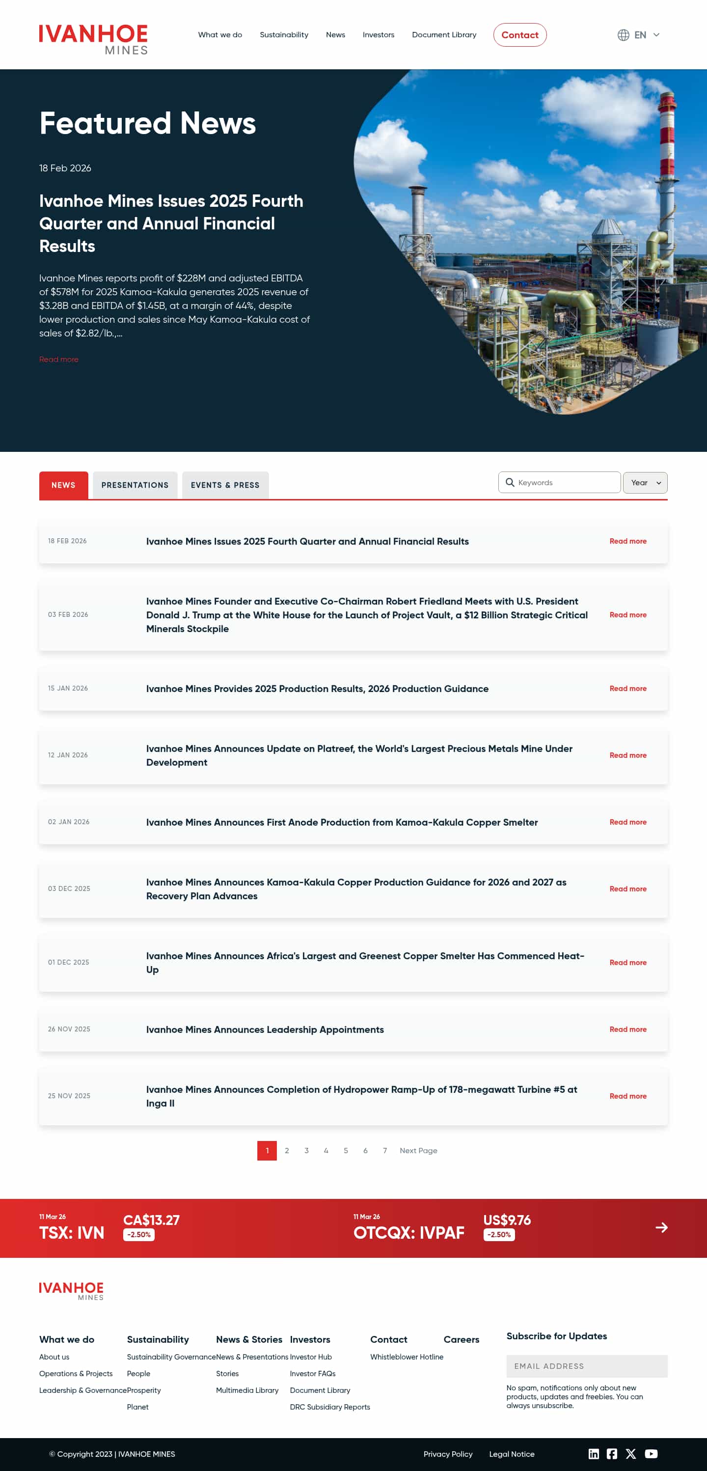 Latest website image capture