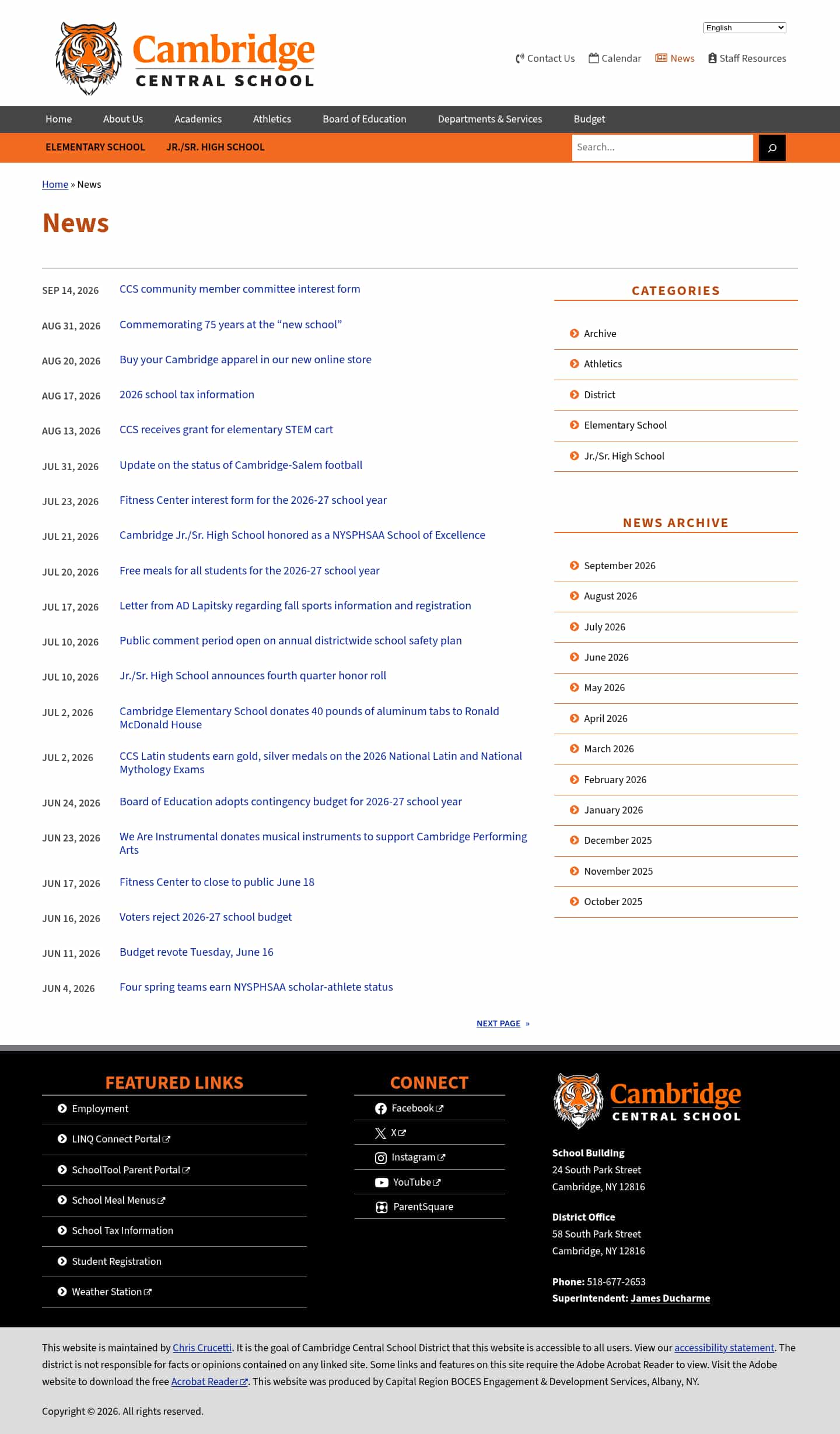 Latest website image capture