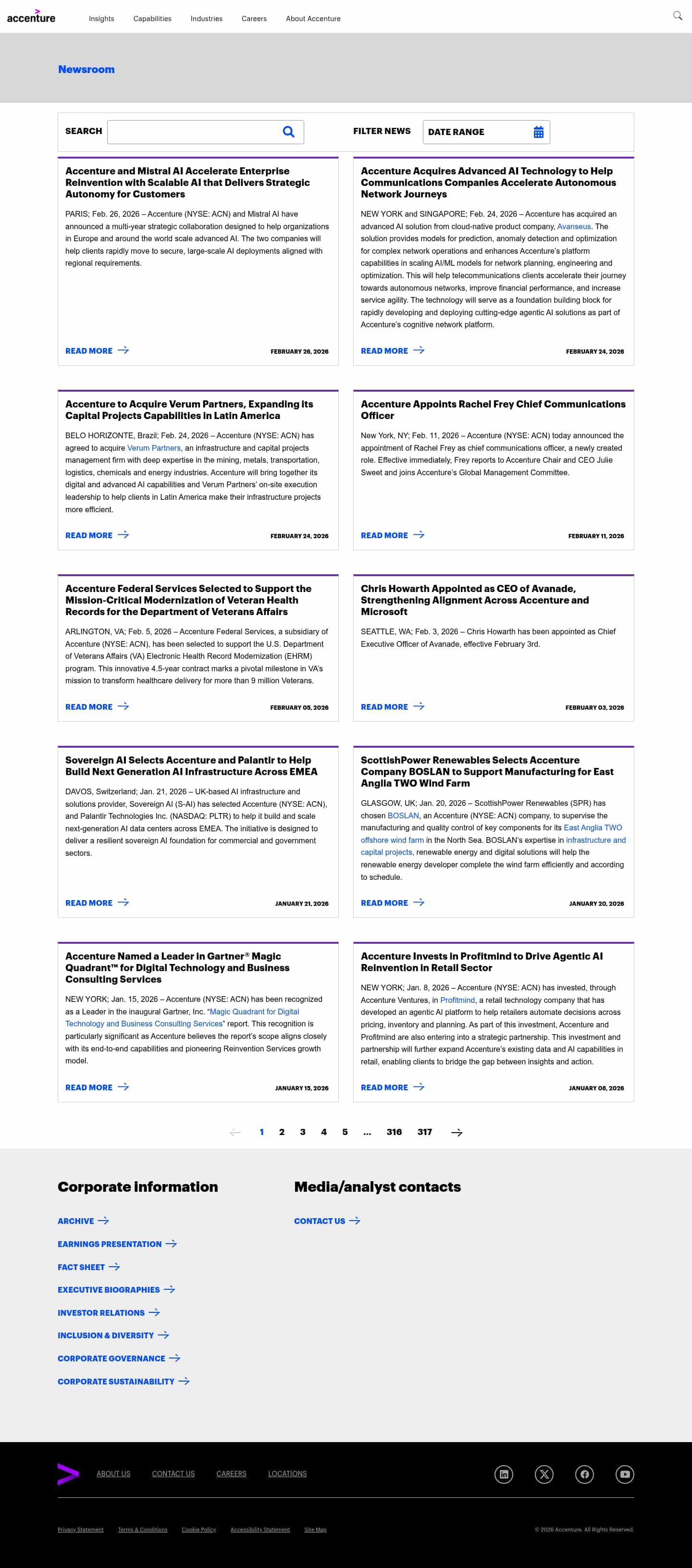 Latest website image capture