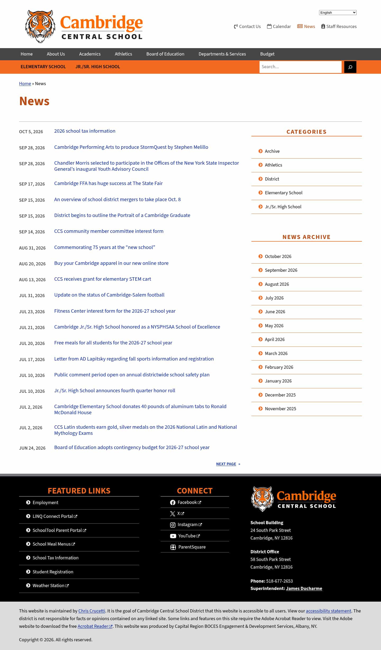 Latest website image capture