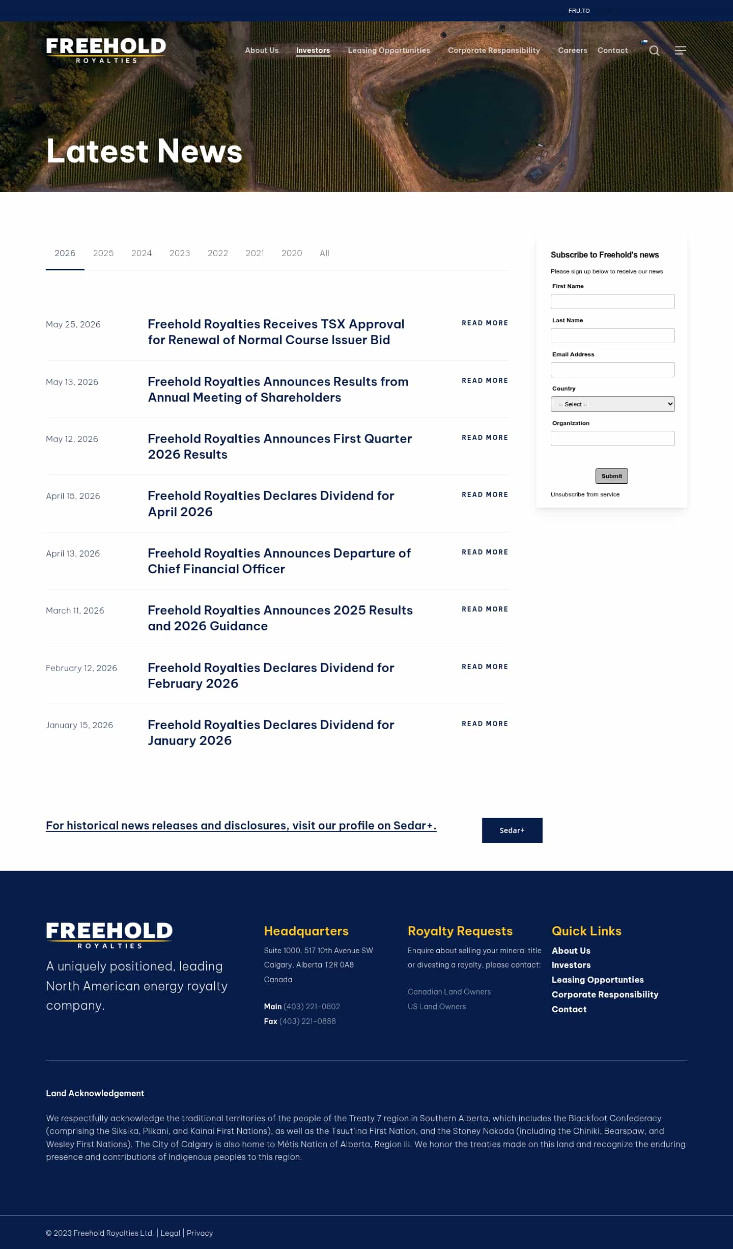 Latest website image capture