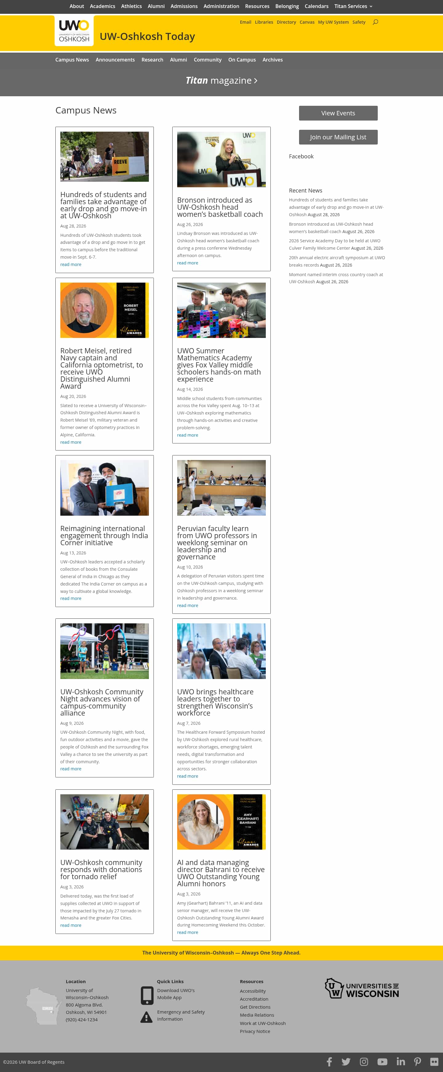 Latest website image capture