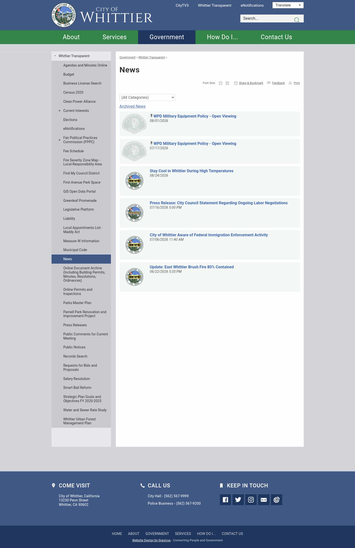 Latest website image capture