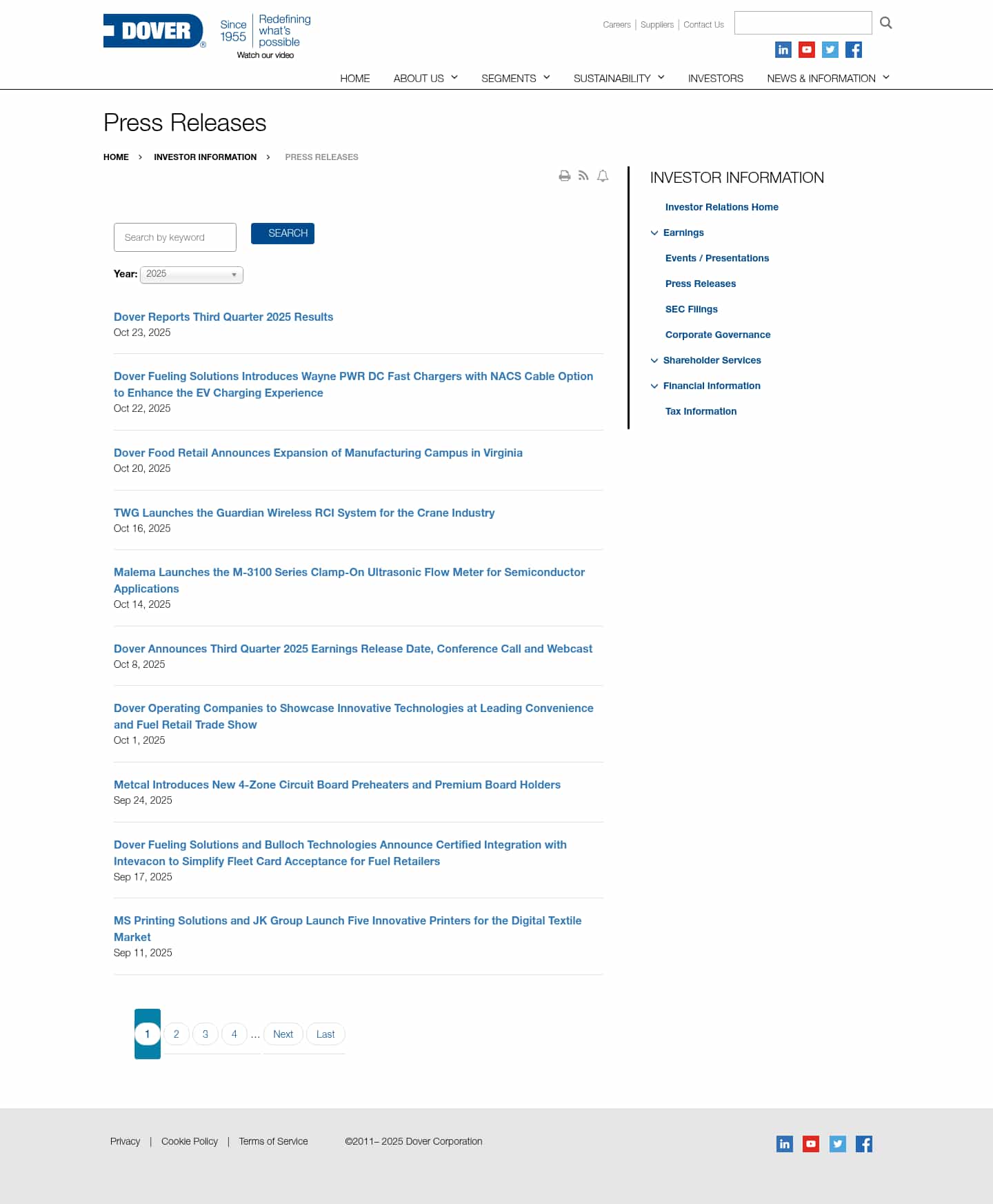 Latest website image capture