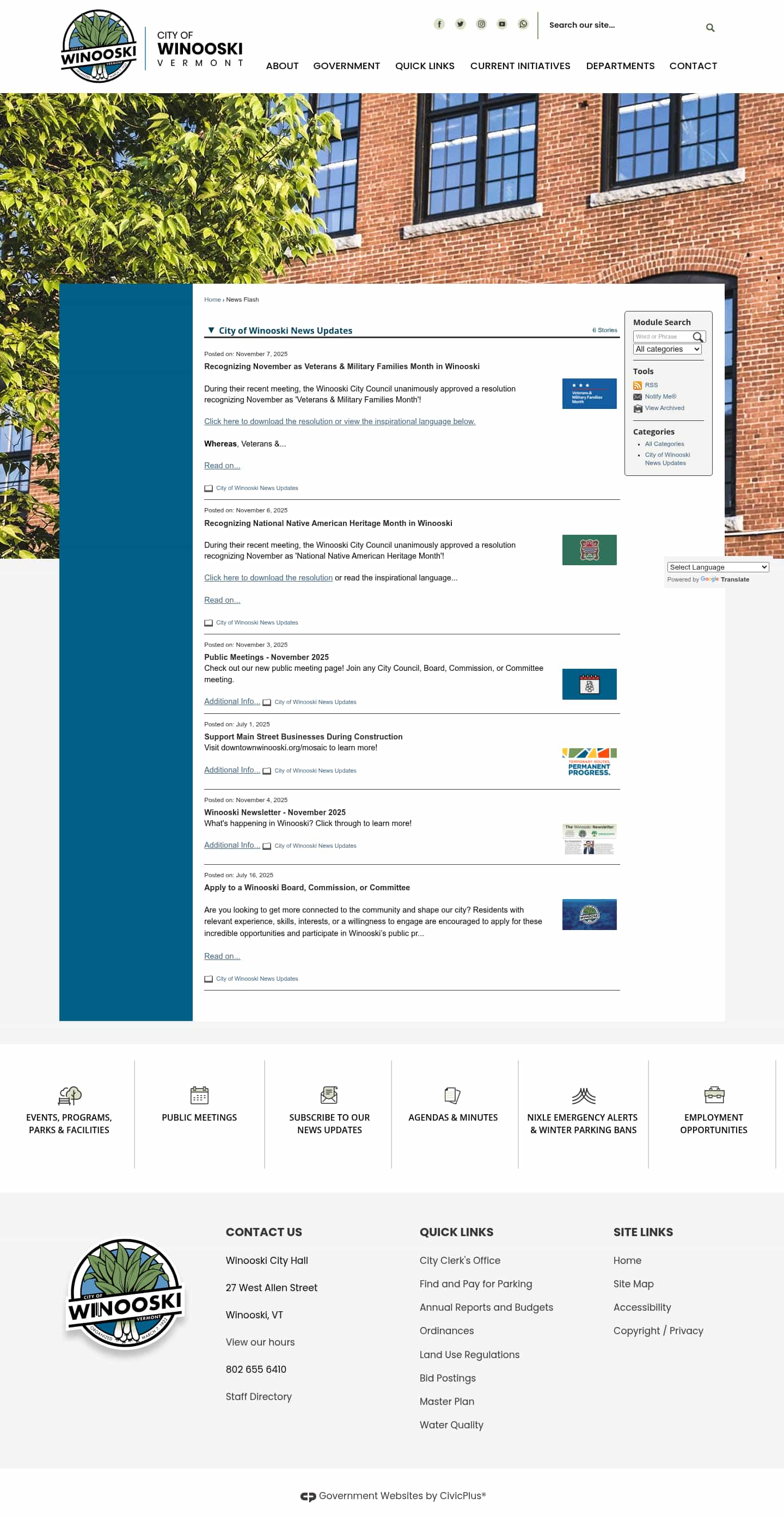 Latest website image capture