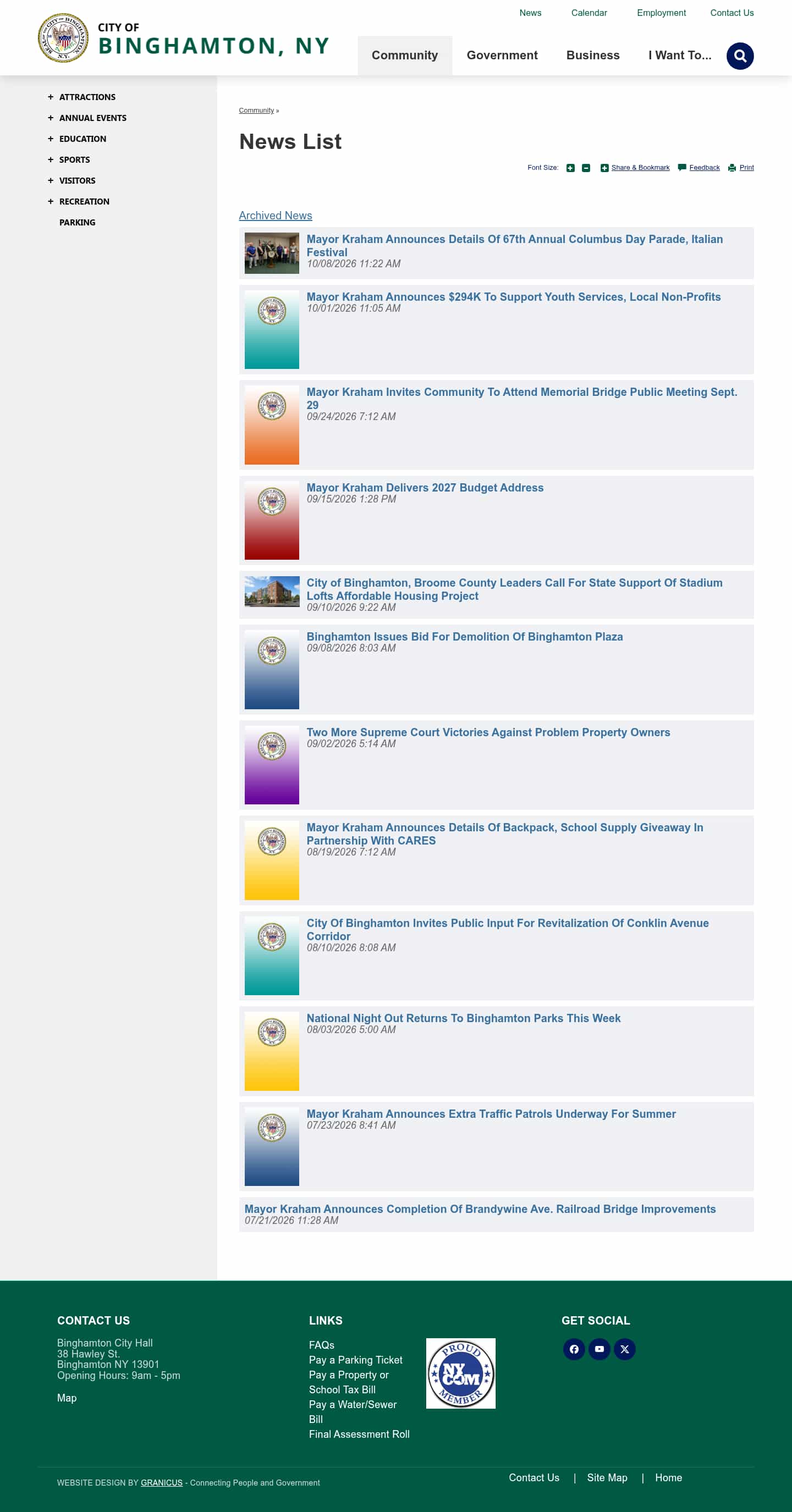Latest website image capture