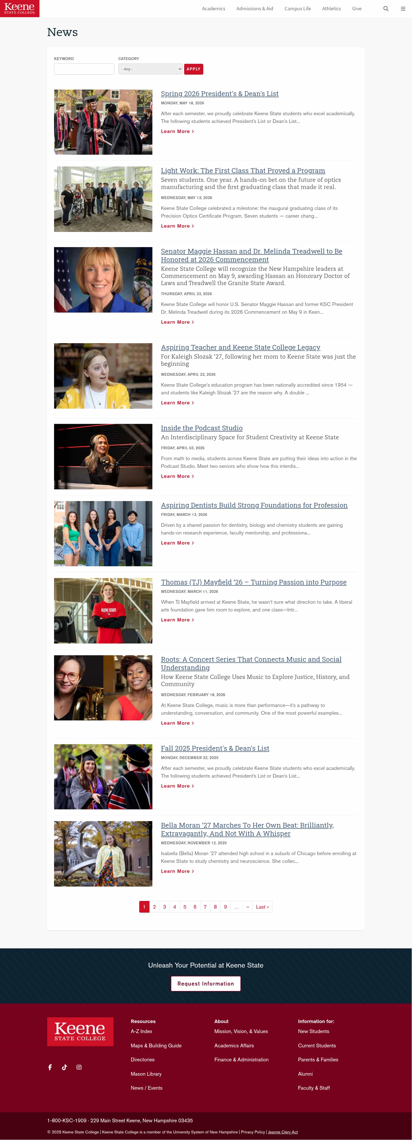 Latest website image capture