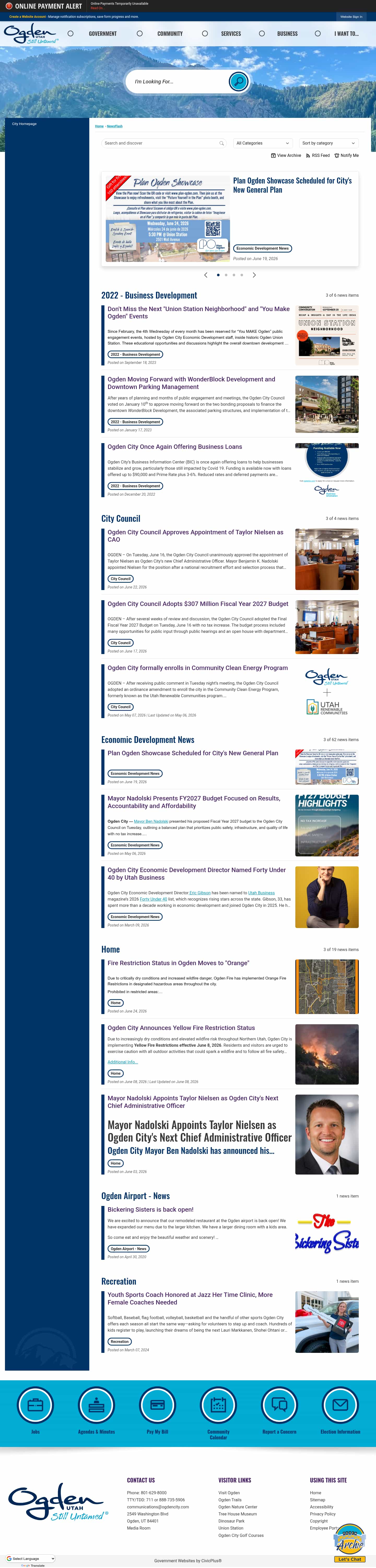 Latest website image capture