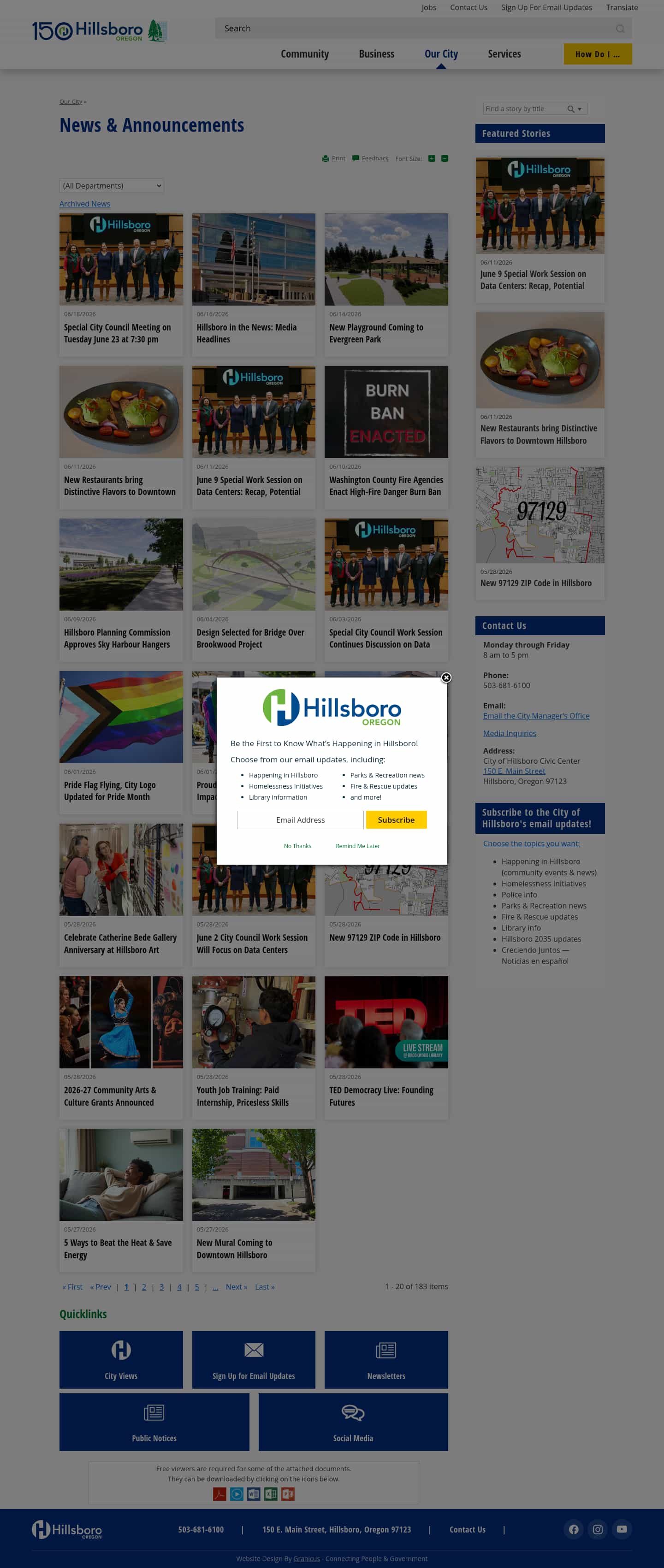 Latest website image capture
