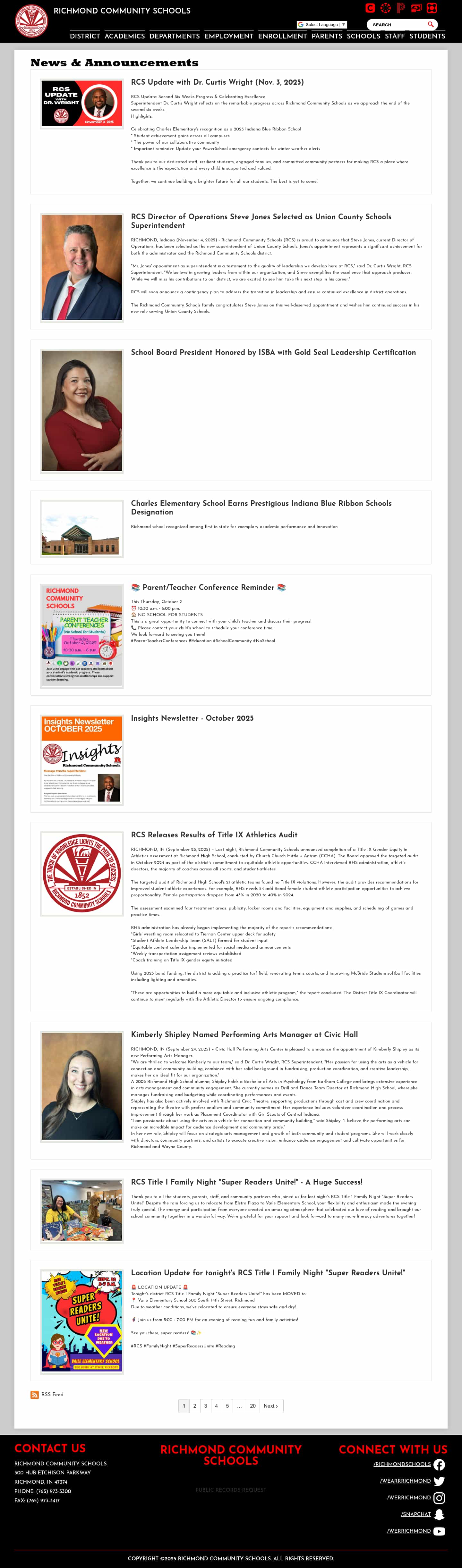 Latest website image capture