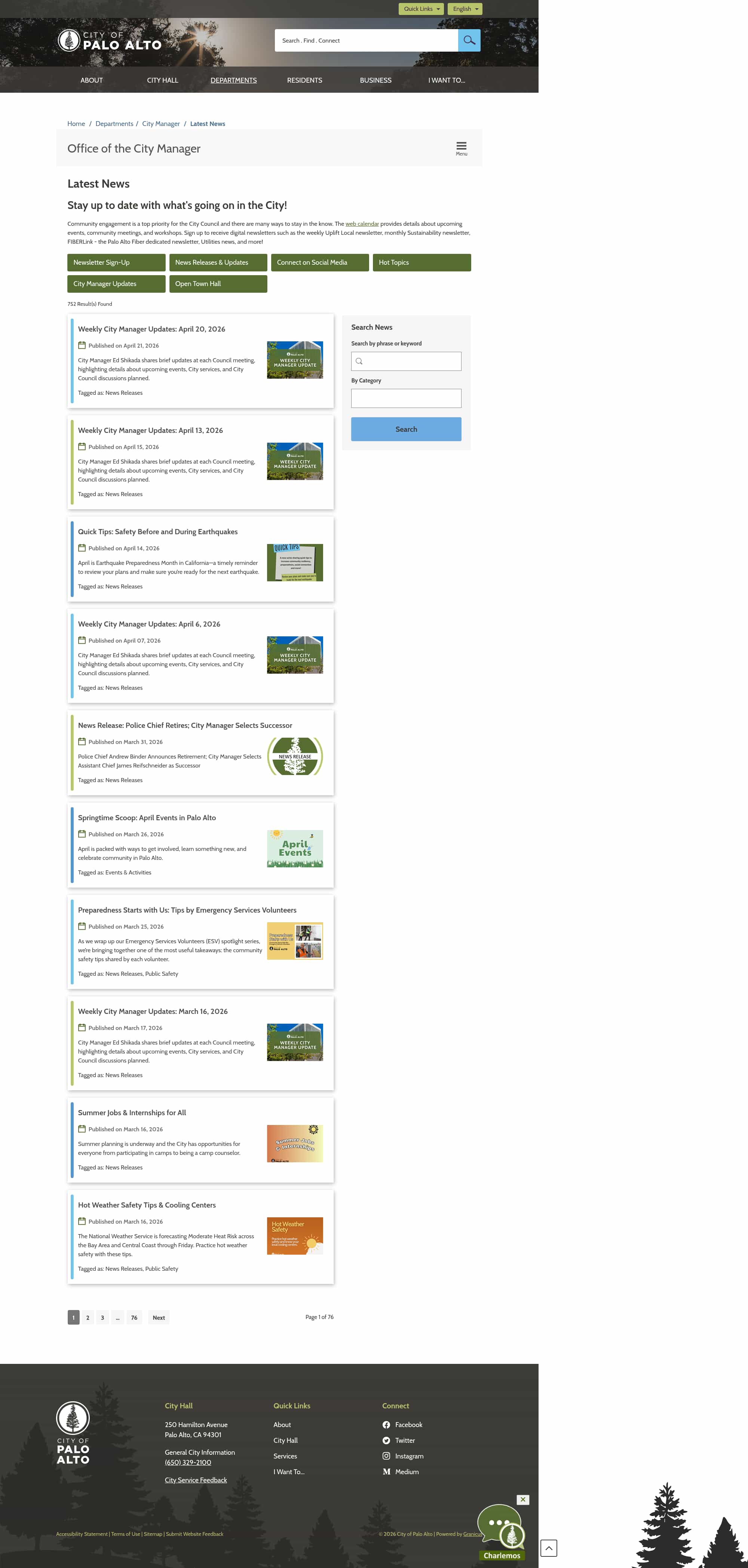 Latest website image capture