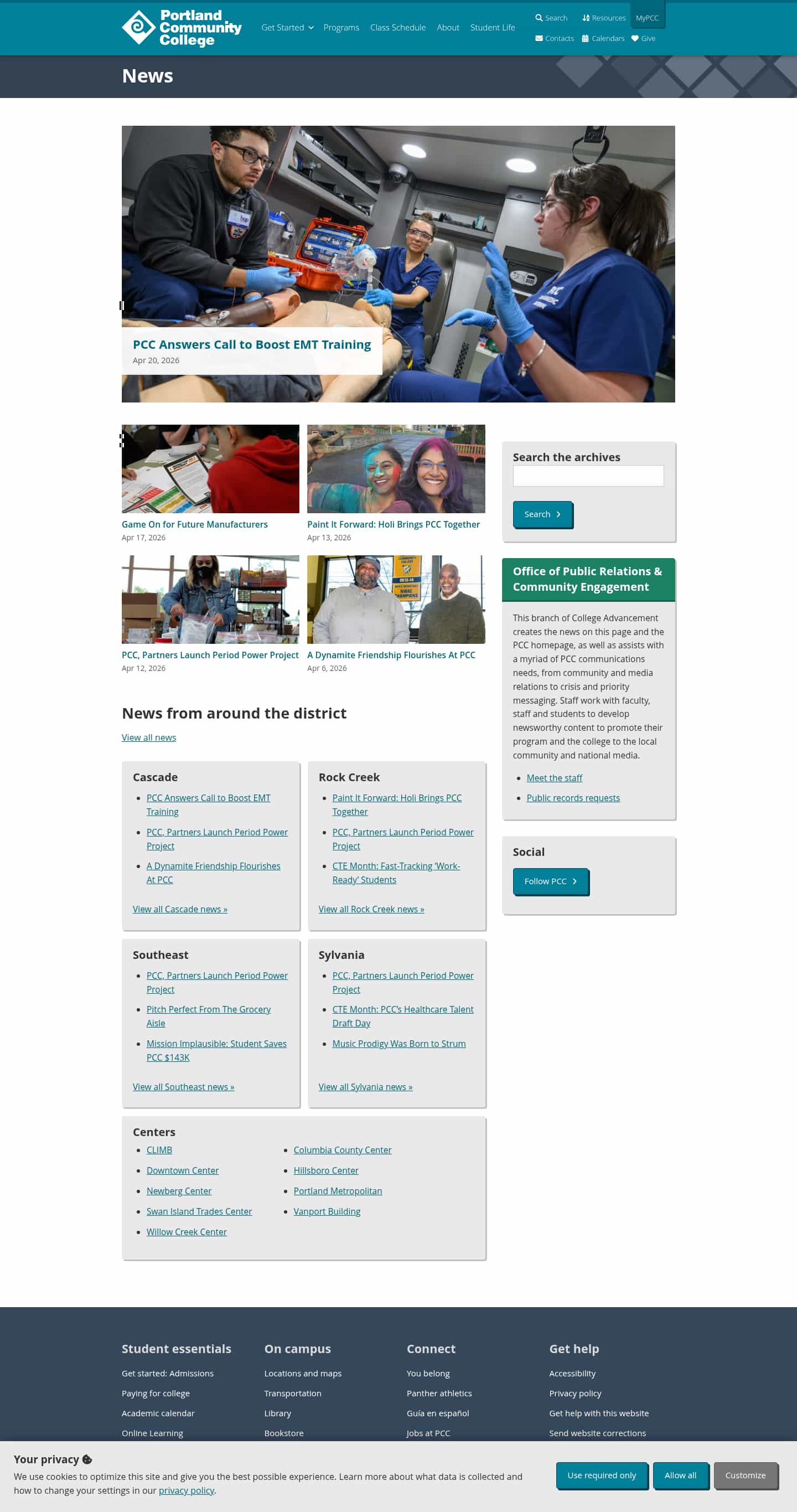 Latest website image capture