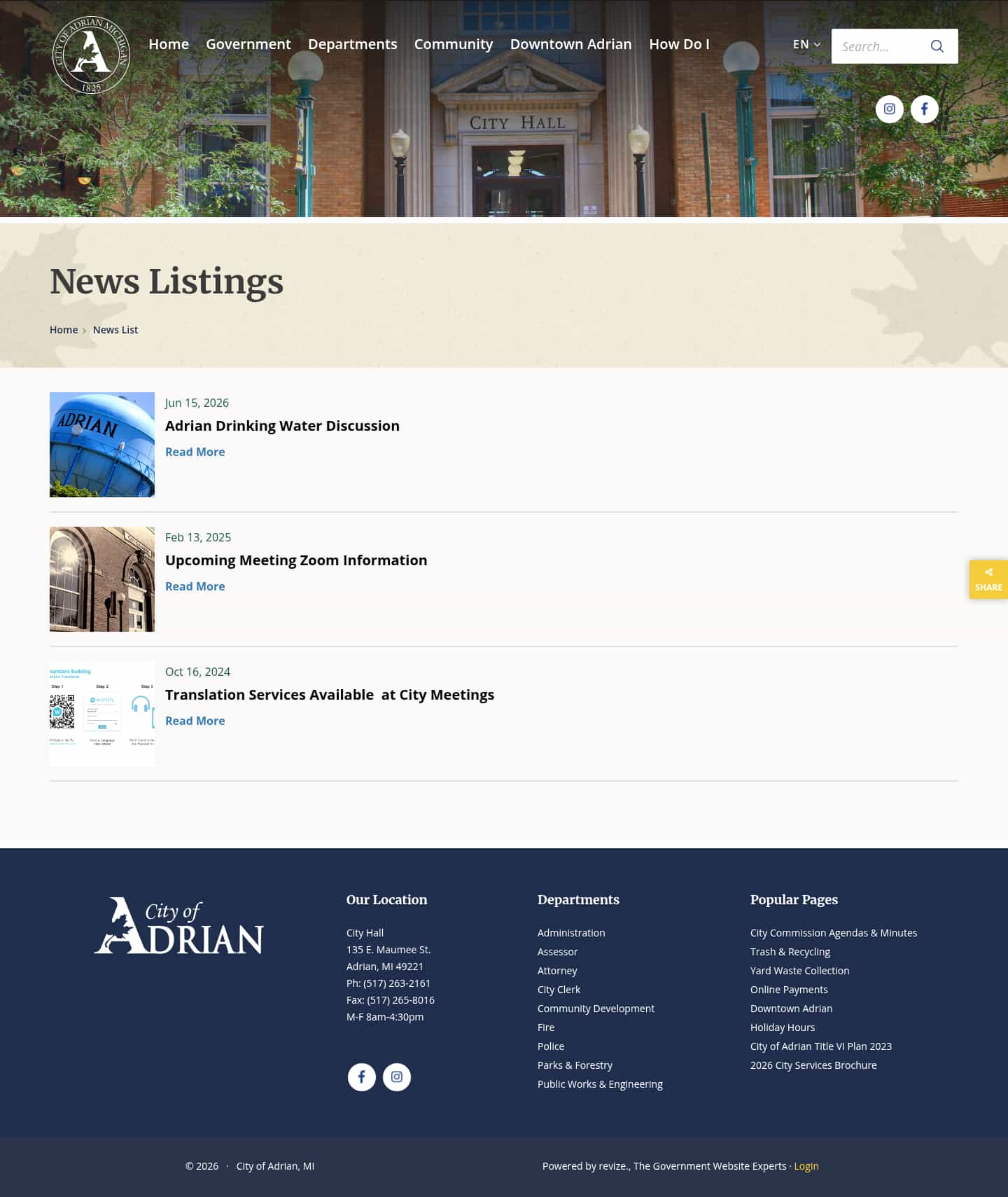Latest website image capture