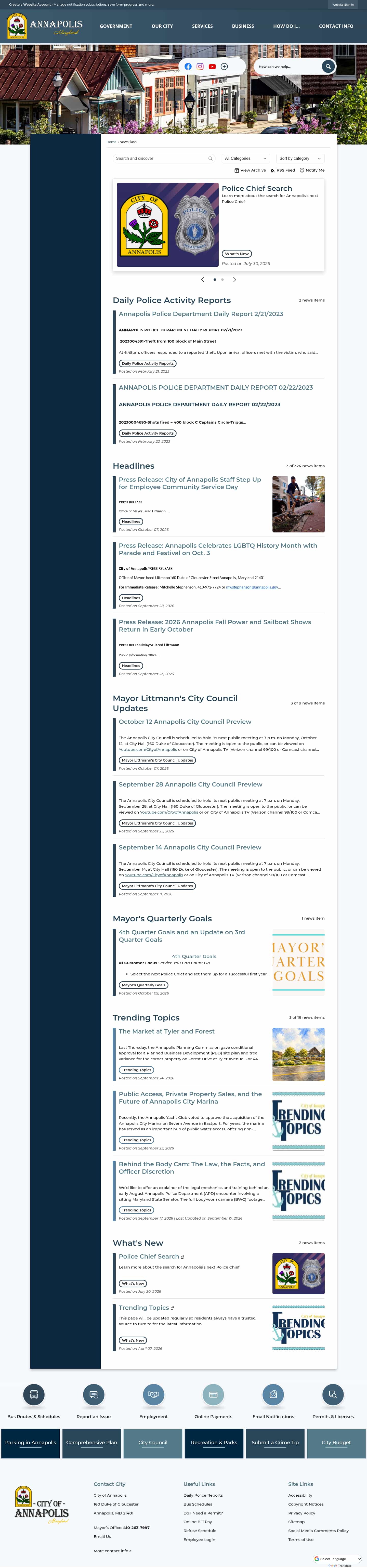 Latest website image capture