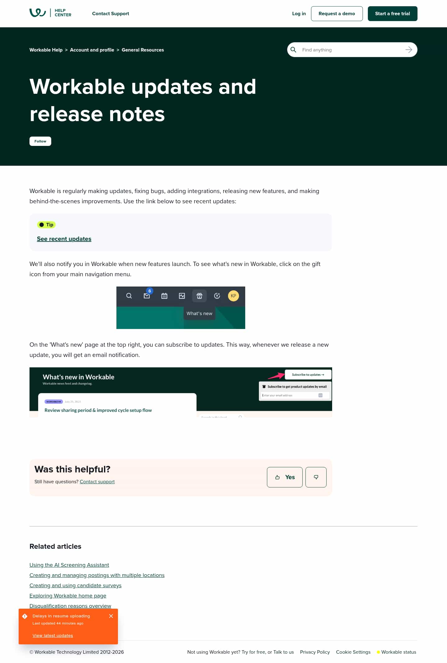 Latest website image capture