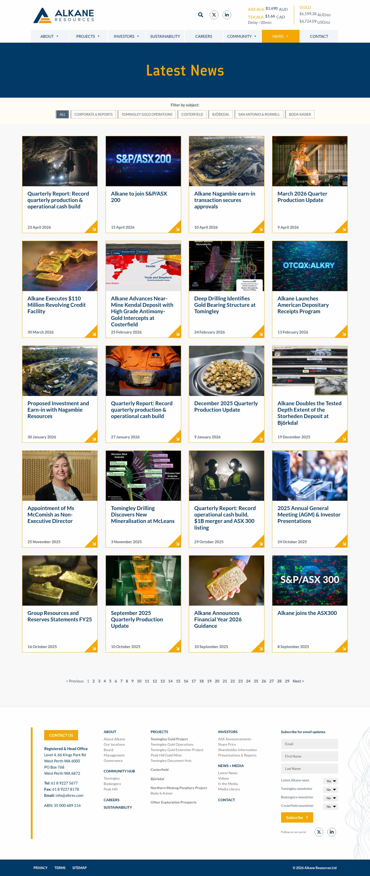 Latest website image capture