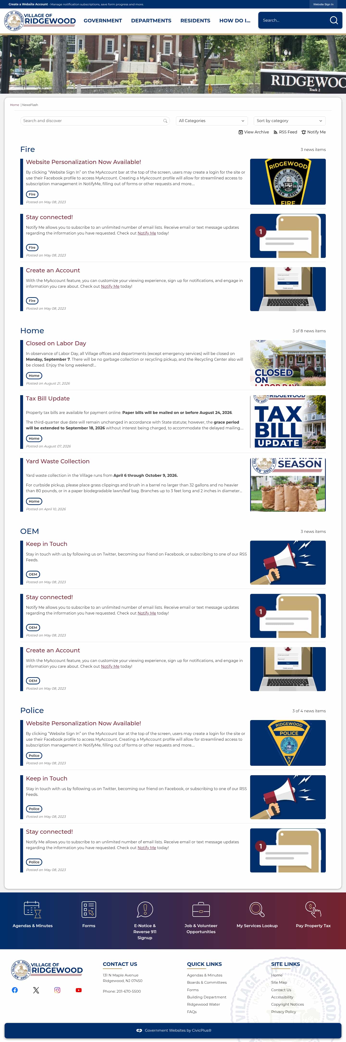 Latest website image capture