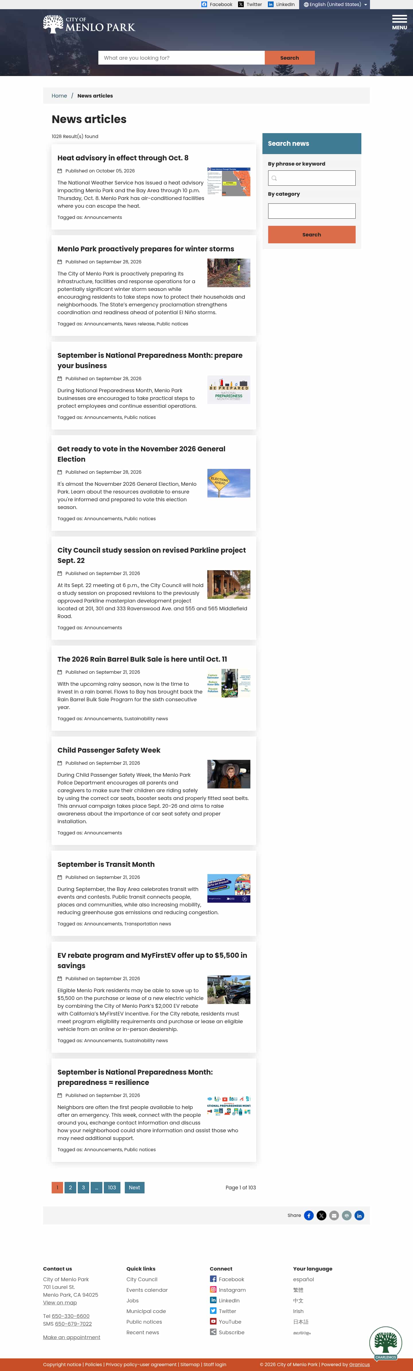 Latest website image capture