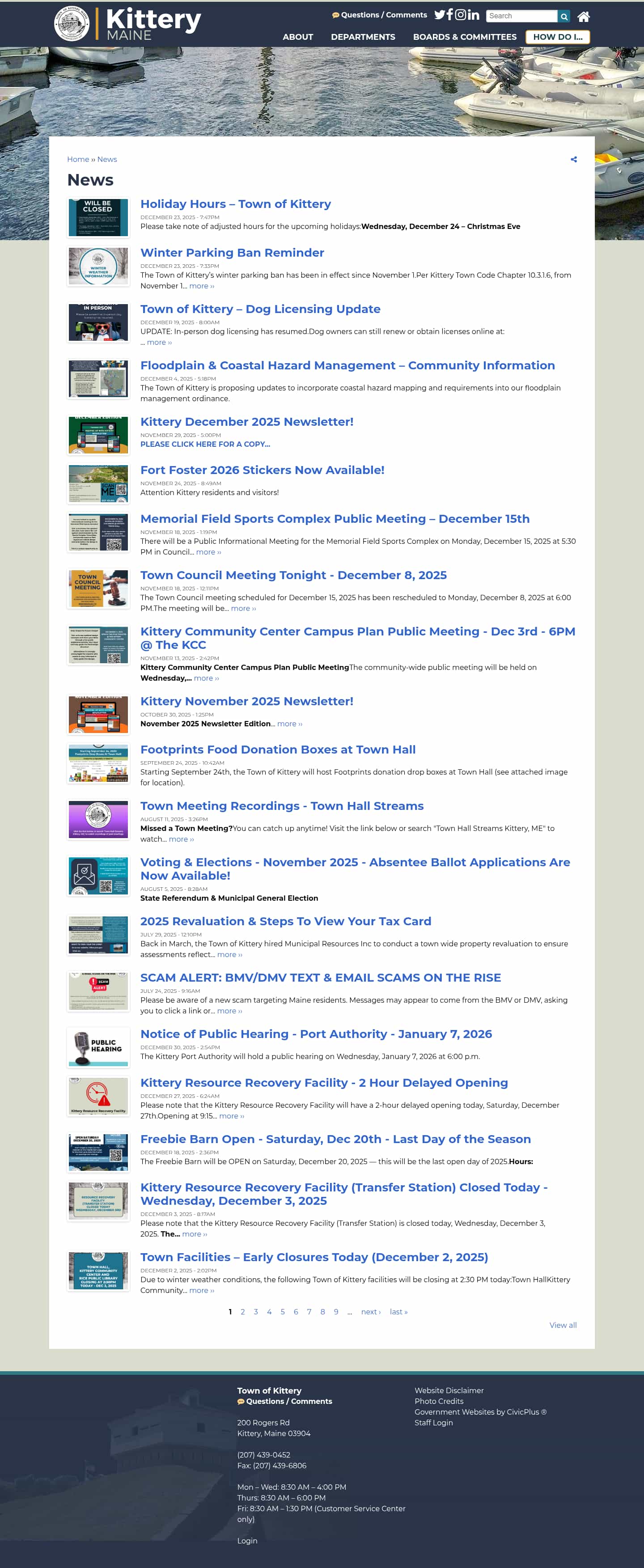 Latest website image capture