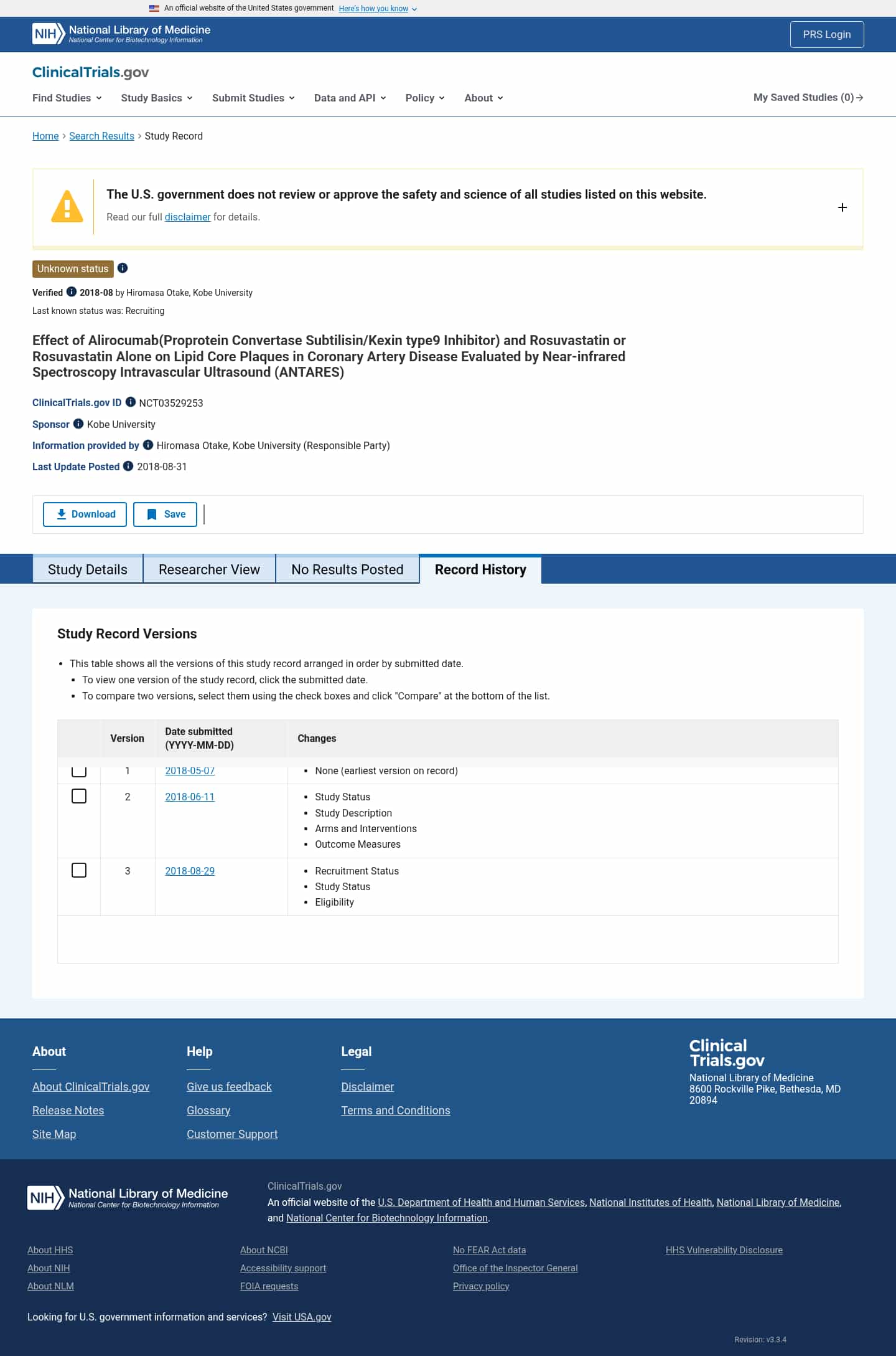 Latest website image capture