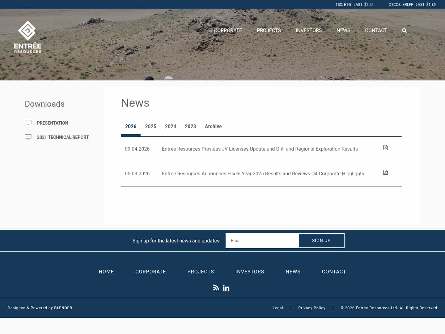 Latest website image capture