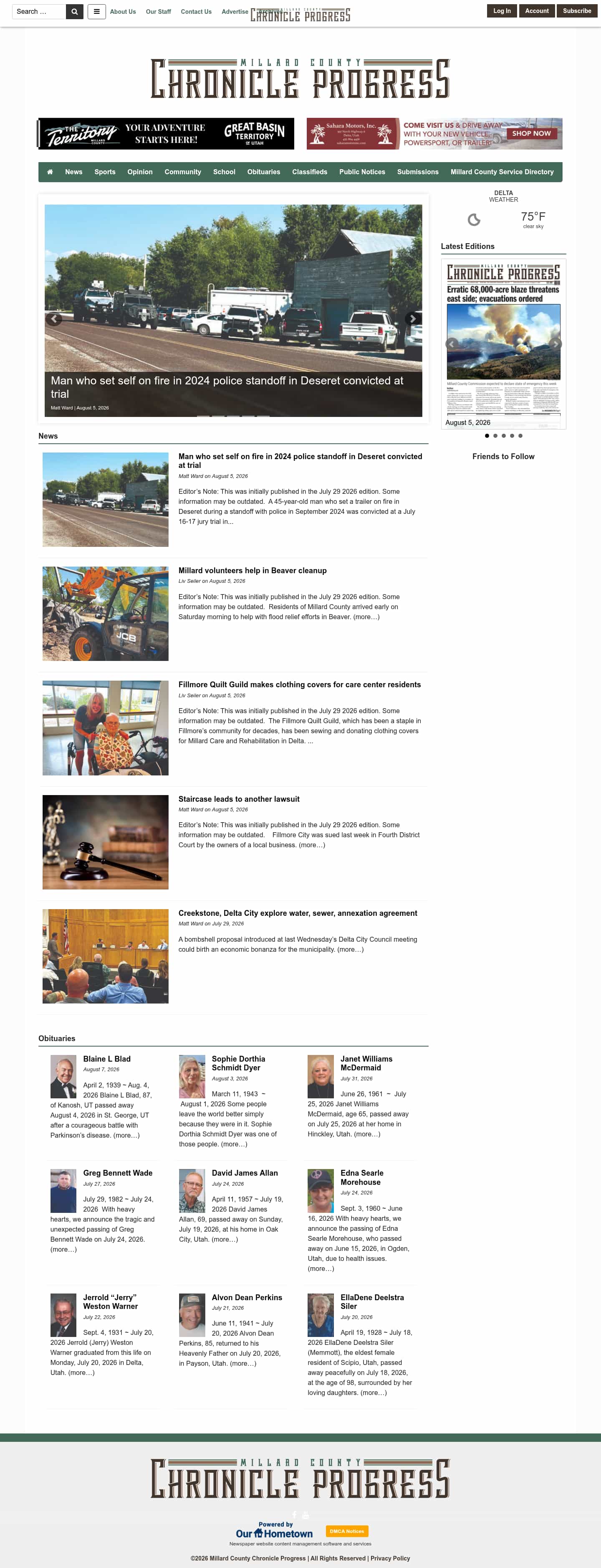 Latest website image capture