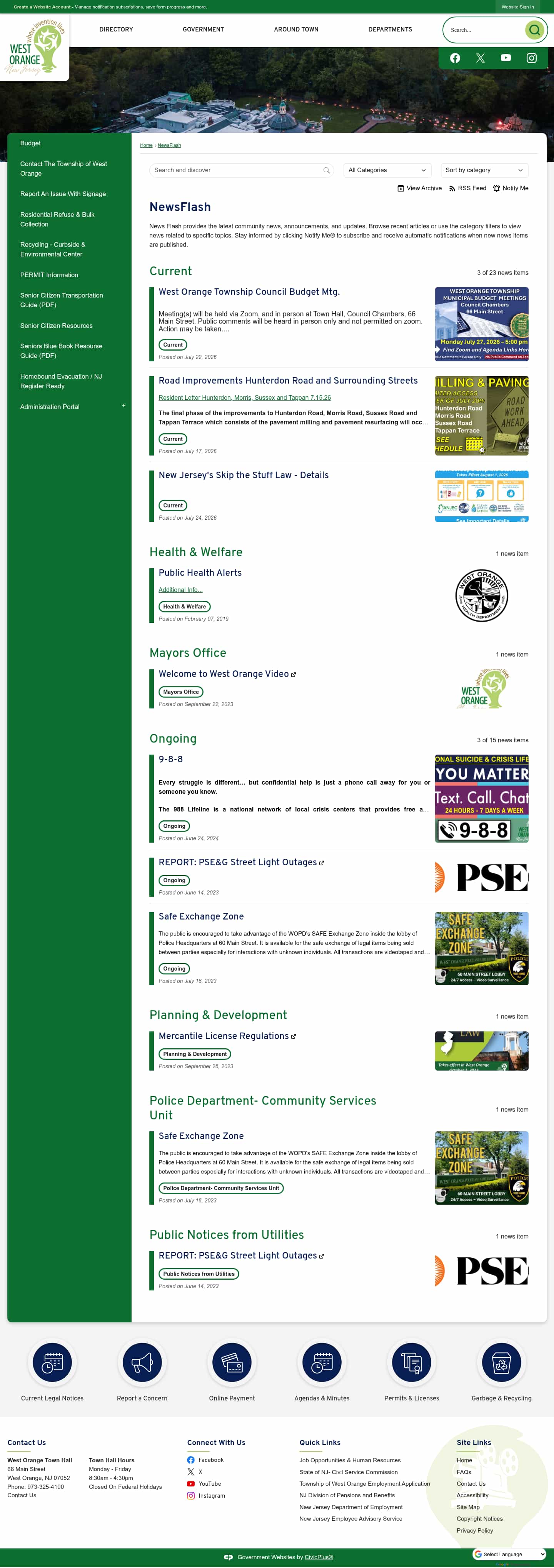 Latest website image capture