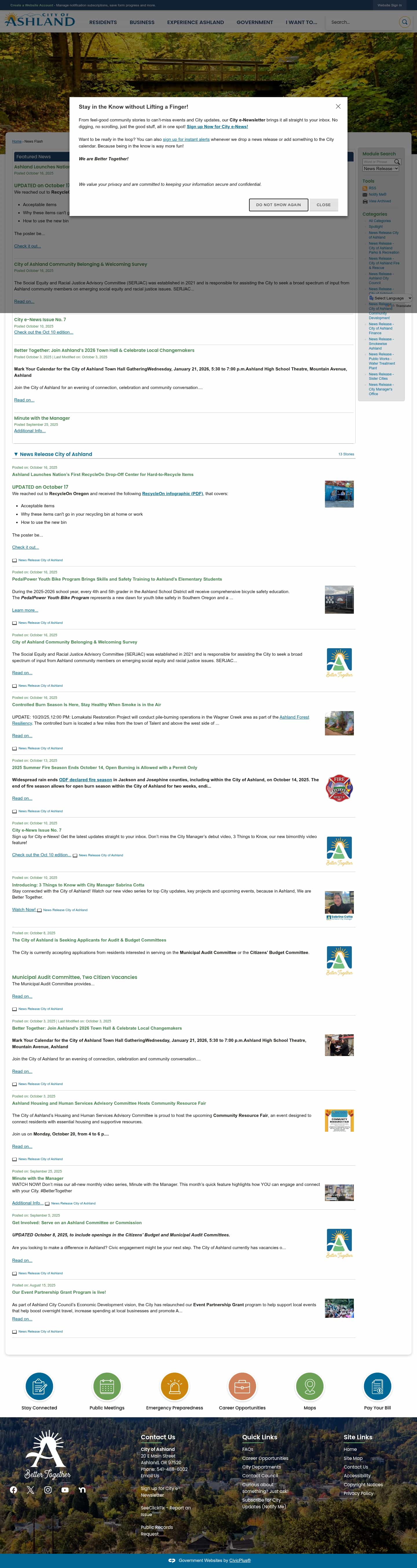 Latest website image capture