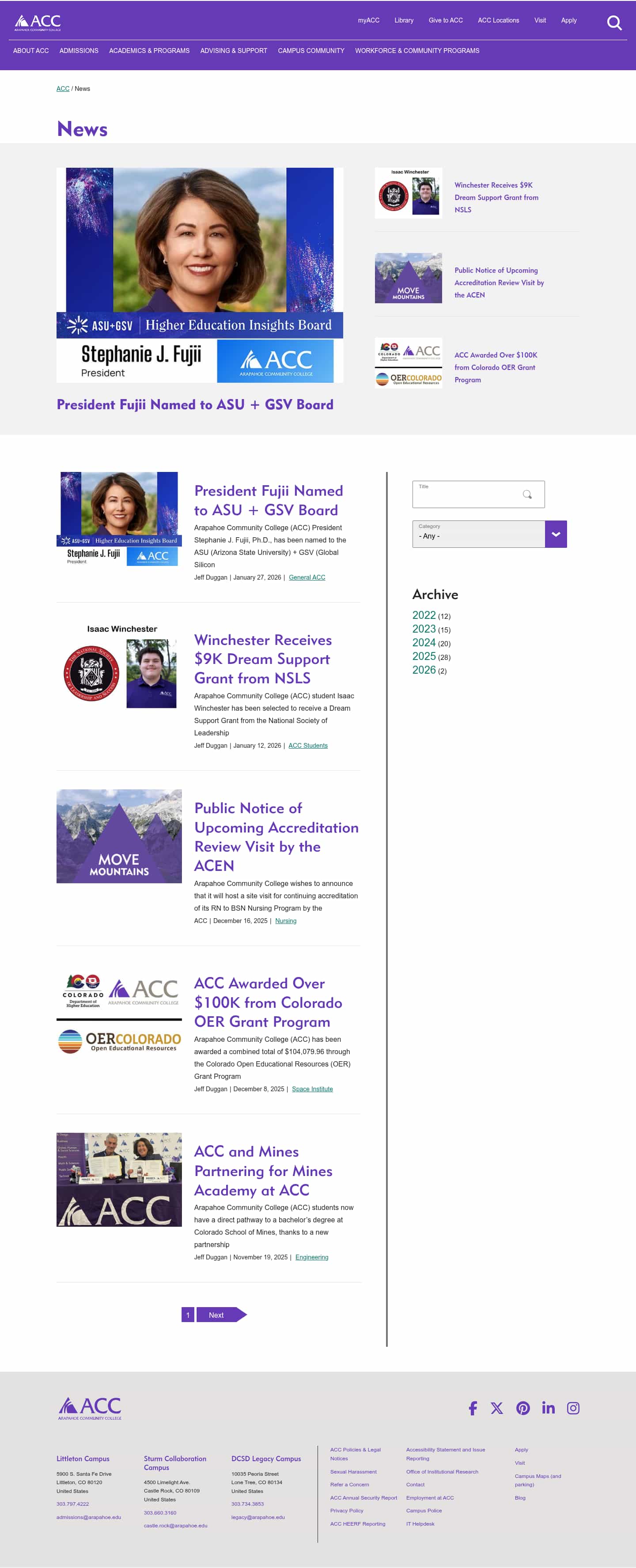 Latest website image capture