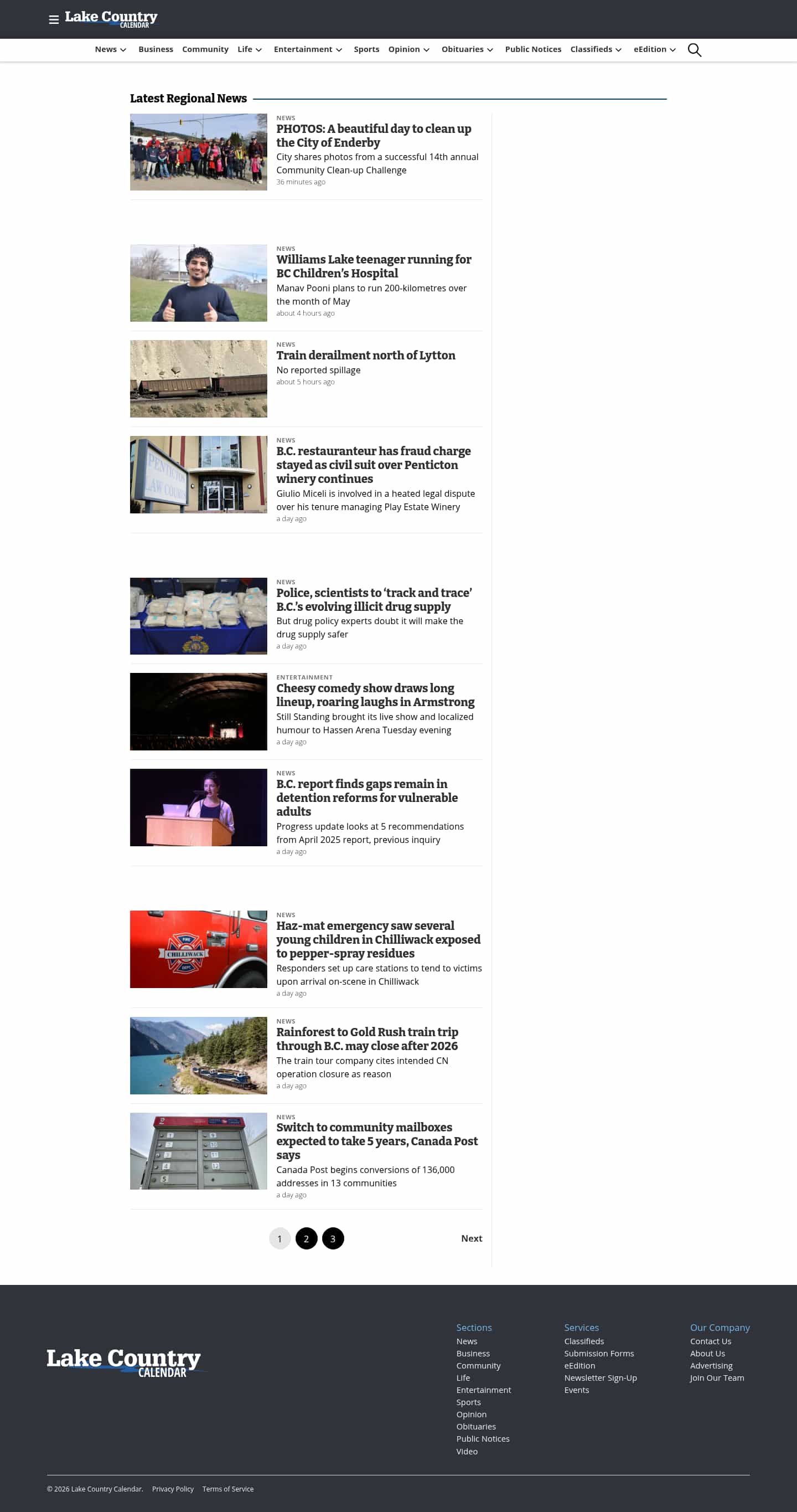 Latest website image capture