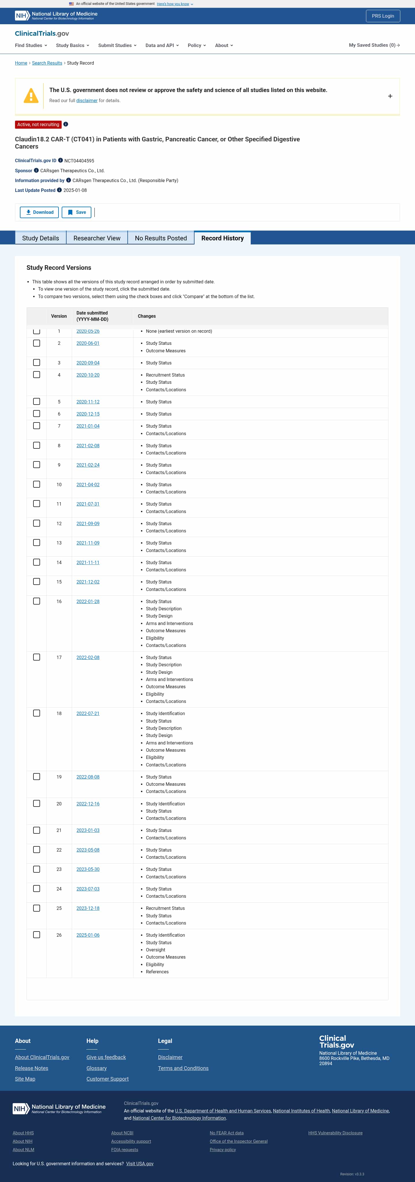 Latest website image capture