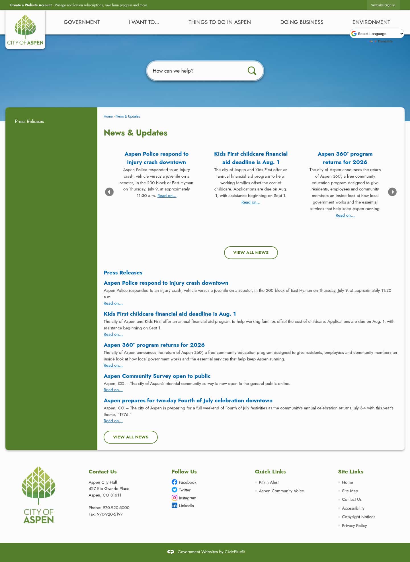 Latest website image capture