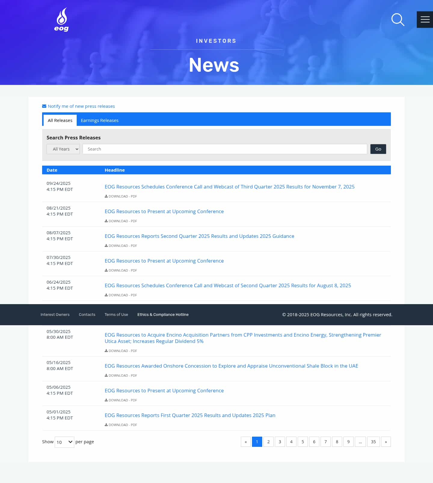 Latest website image capture