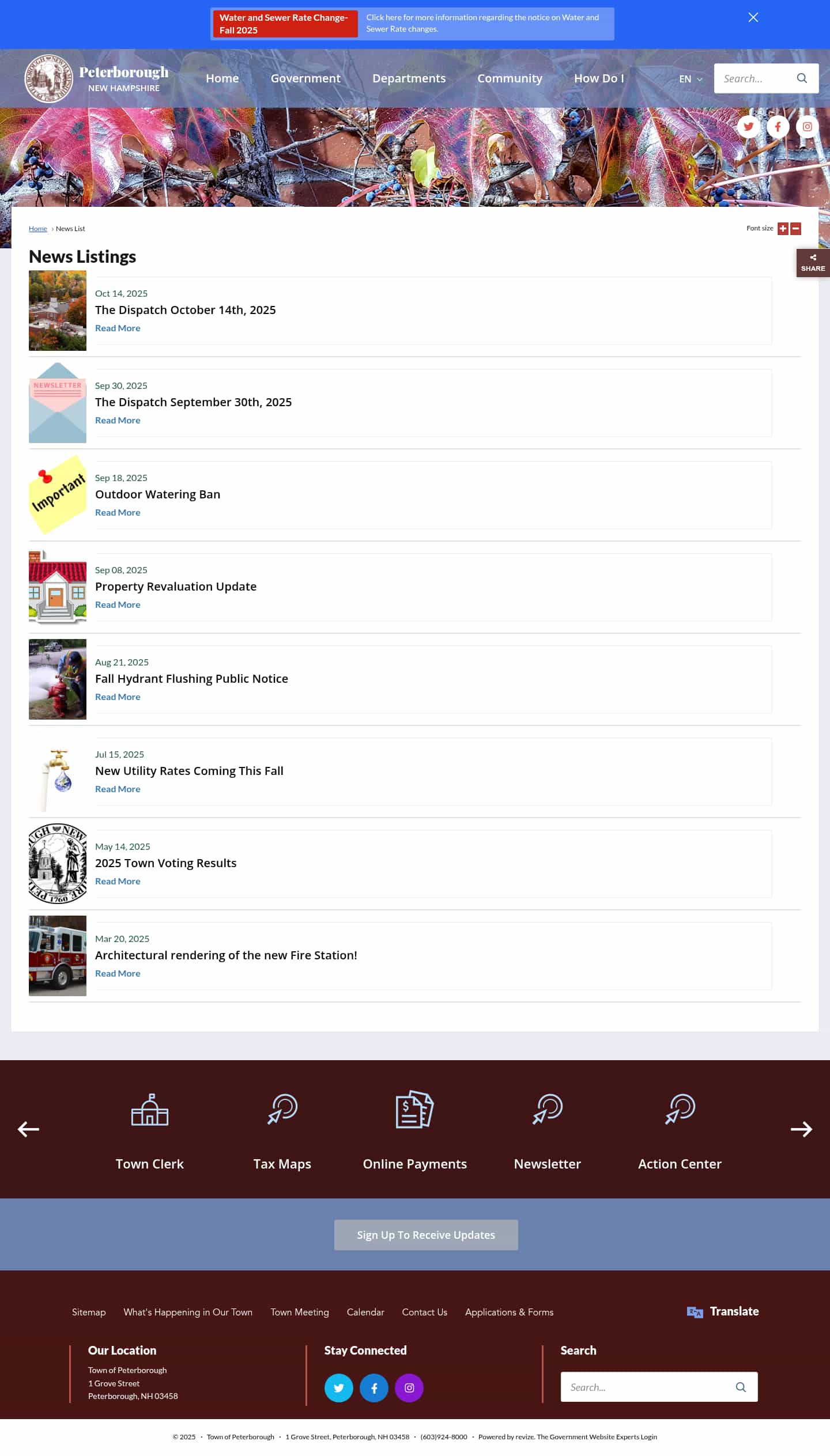 Latest website image capture