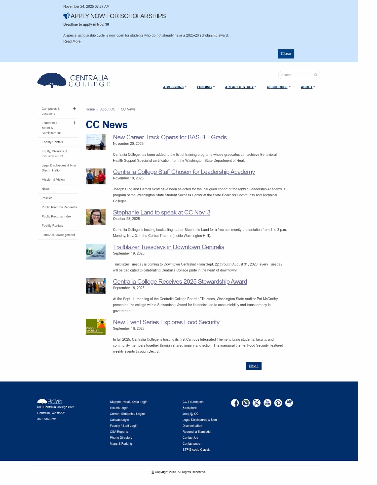 Latest website image capture