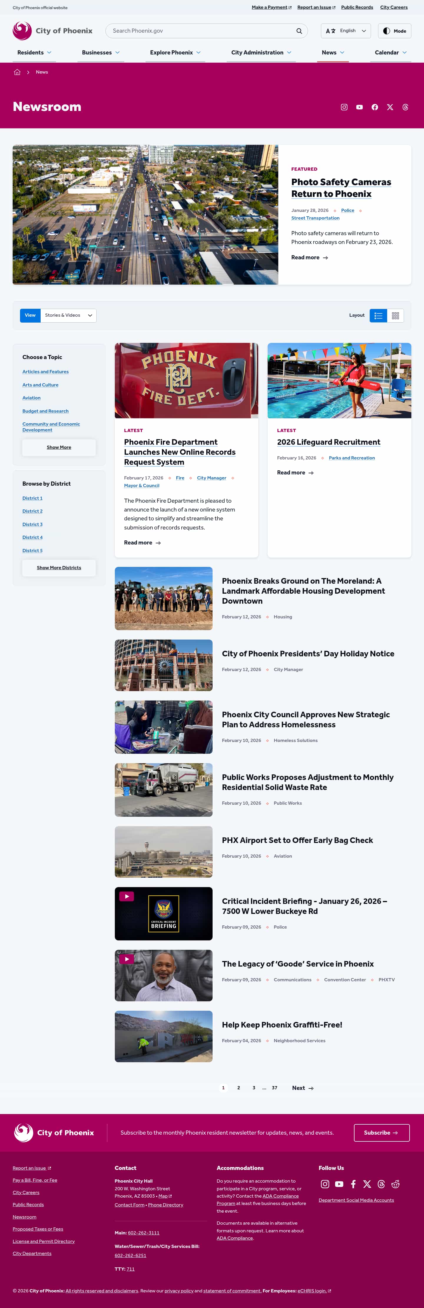 Latest website image capture