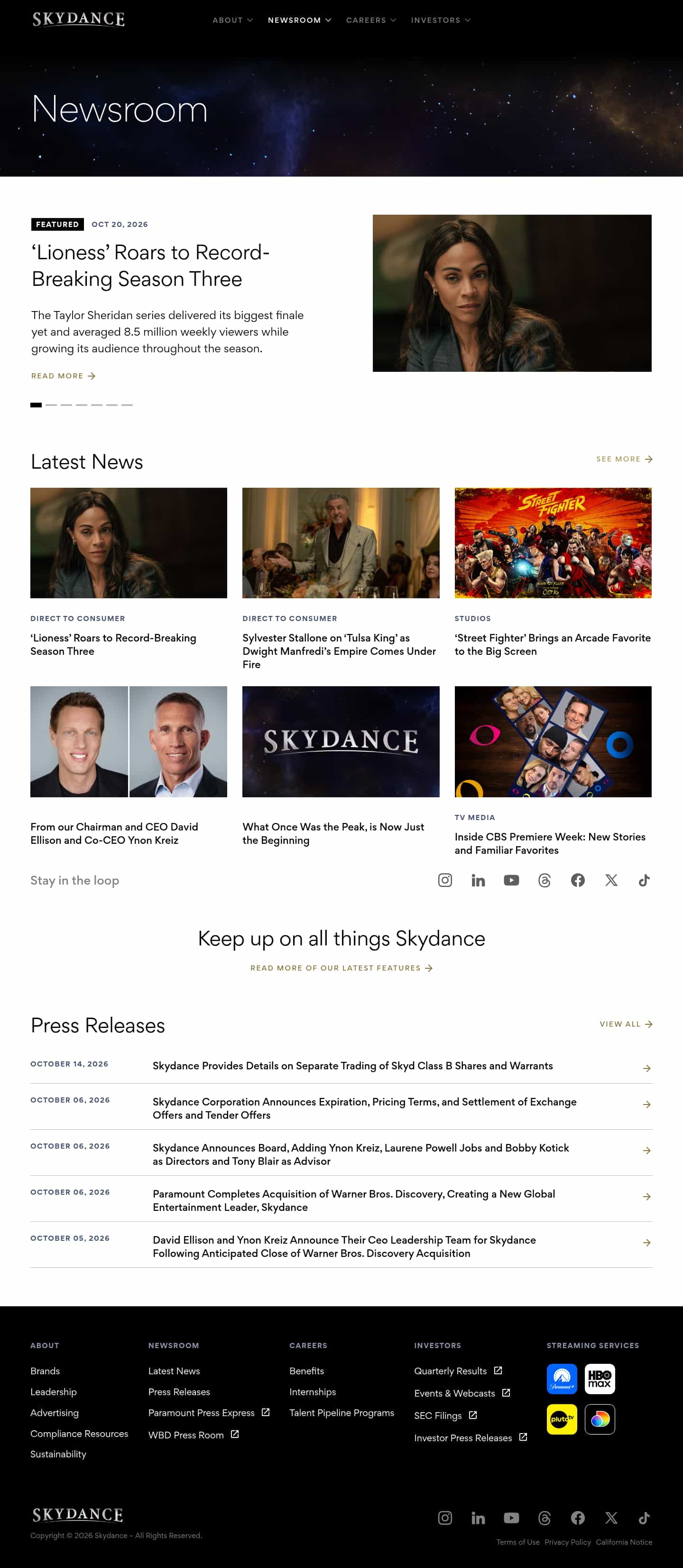 Latest website image capture
