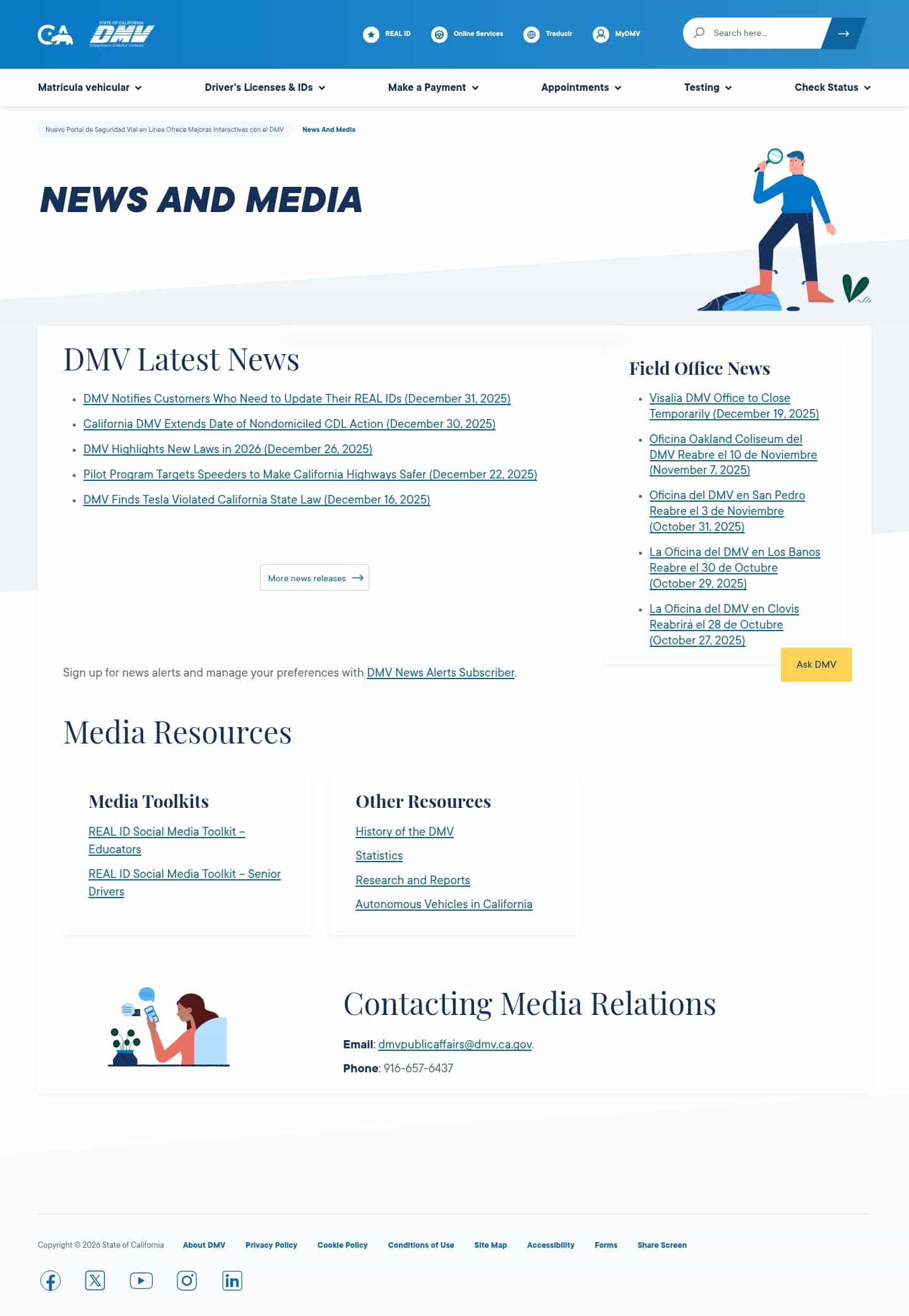 Latest website image capture