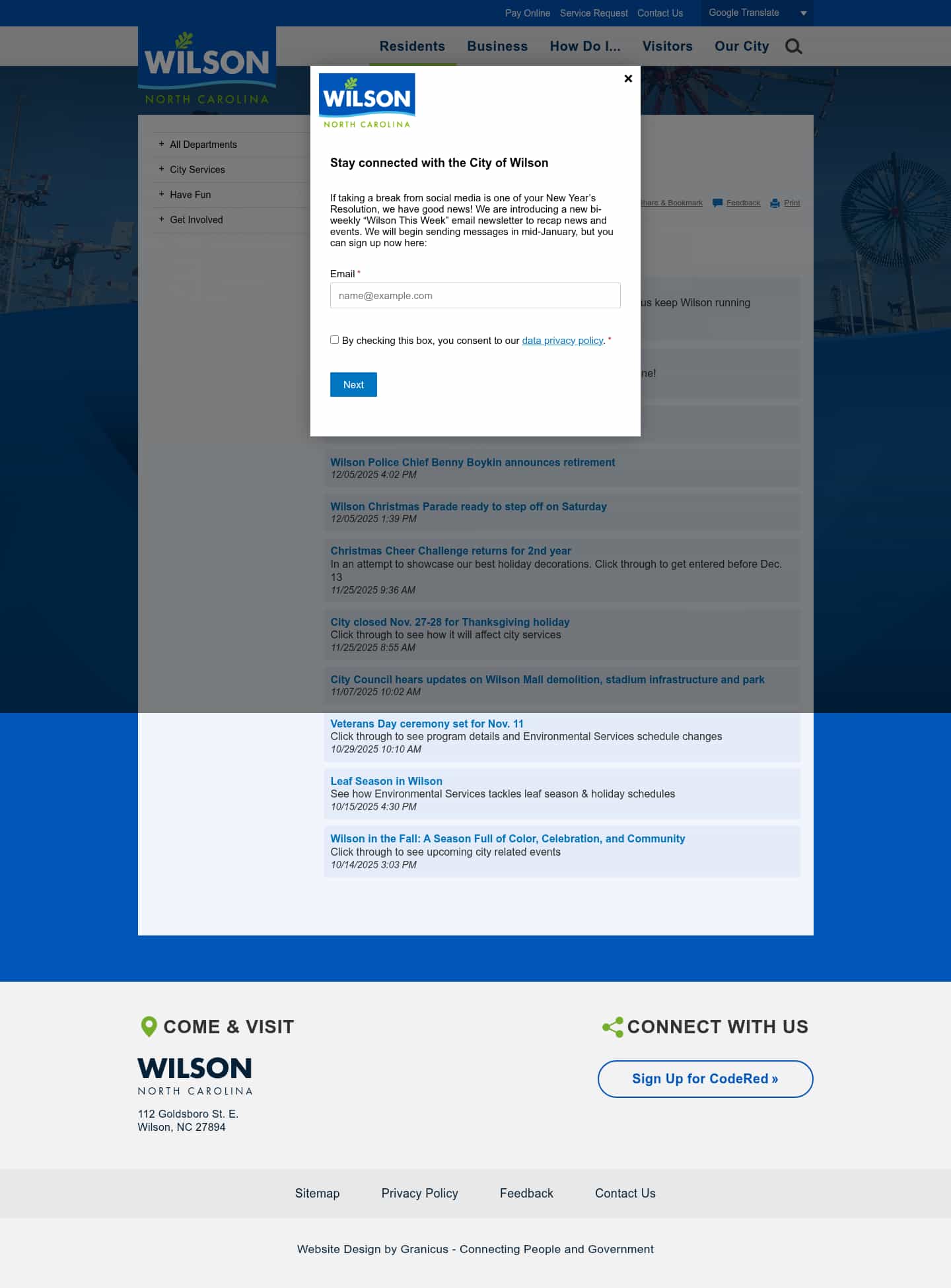 Latest website image capture