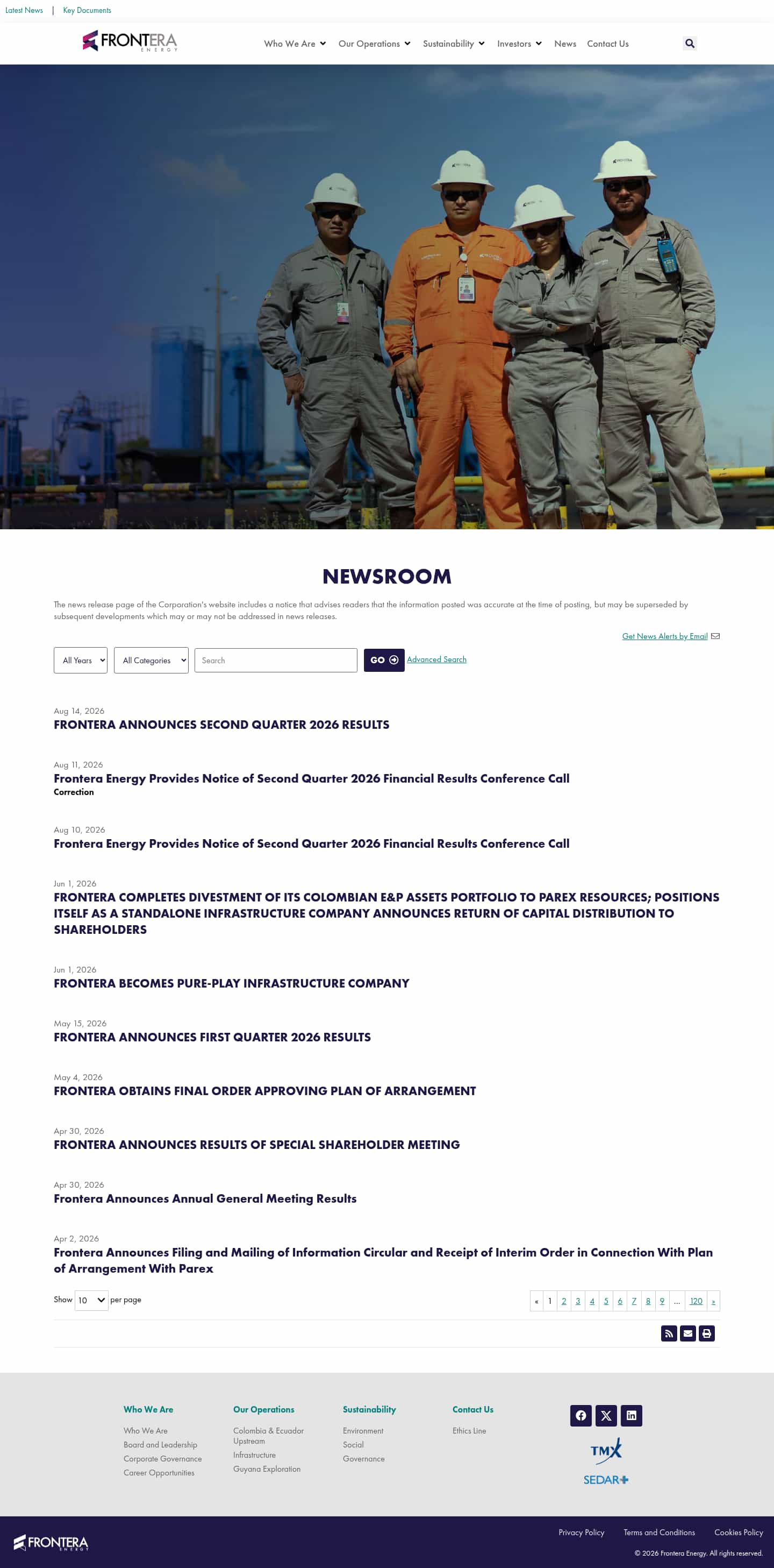 Latest website image capture