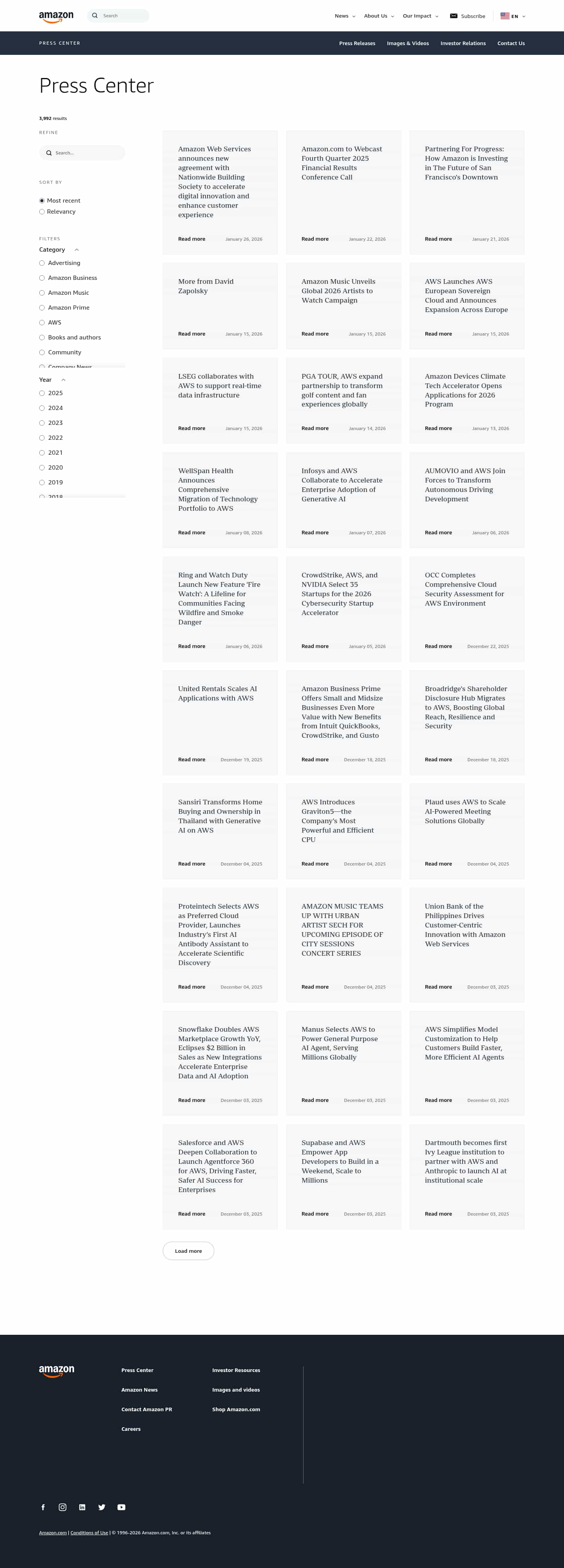 Latest website image capture