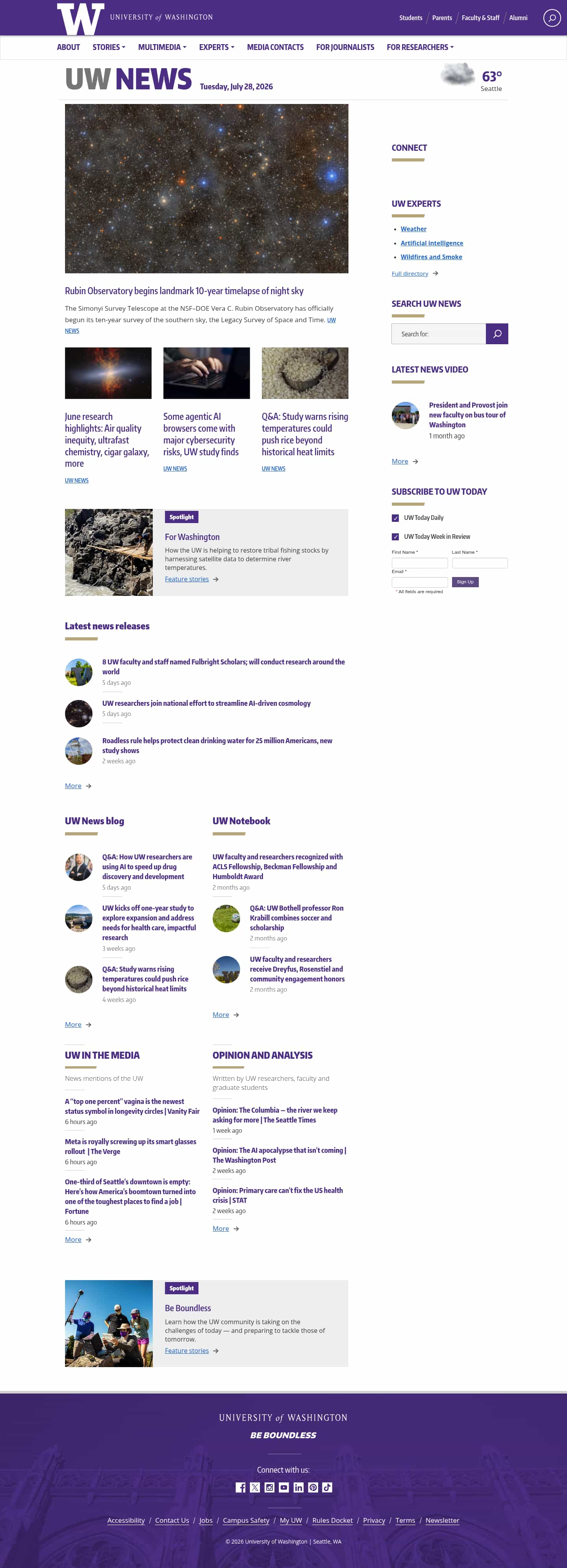 Latest website image capture