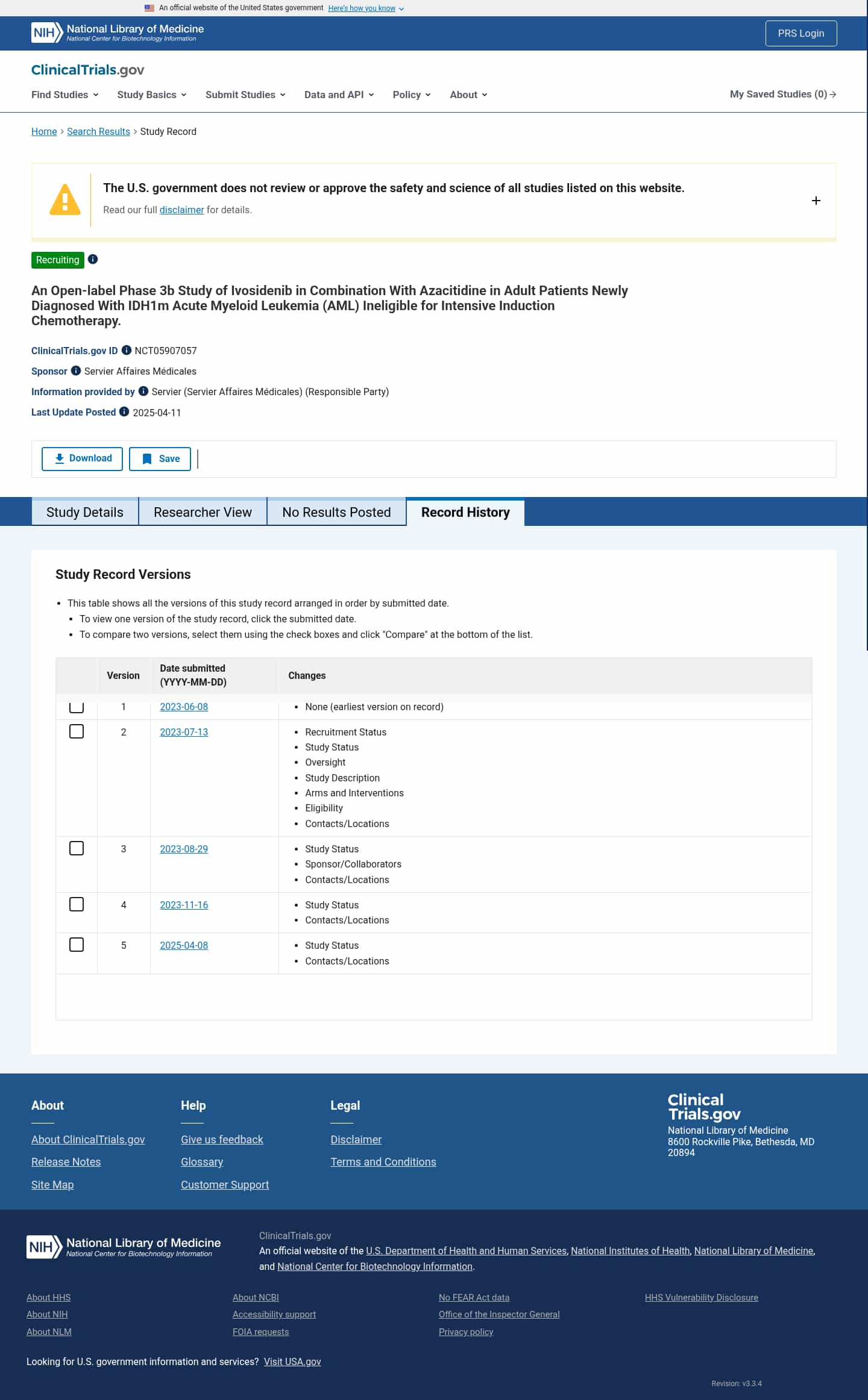 Latest website image capture