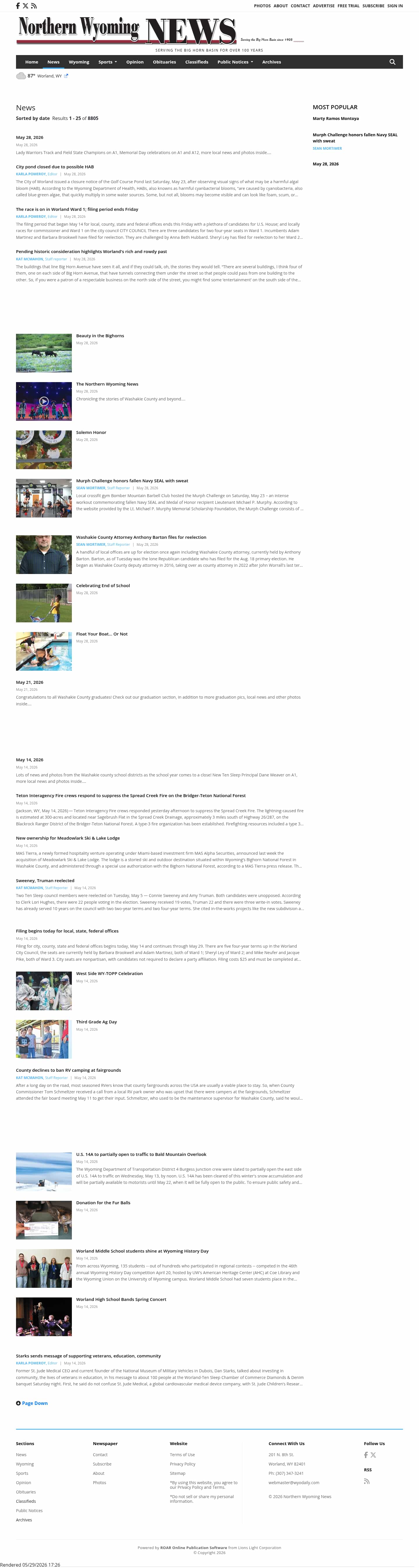 Latest website image capture