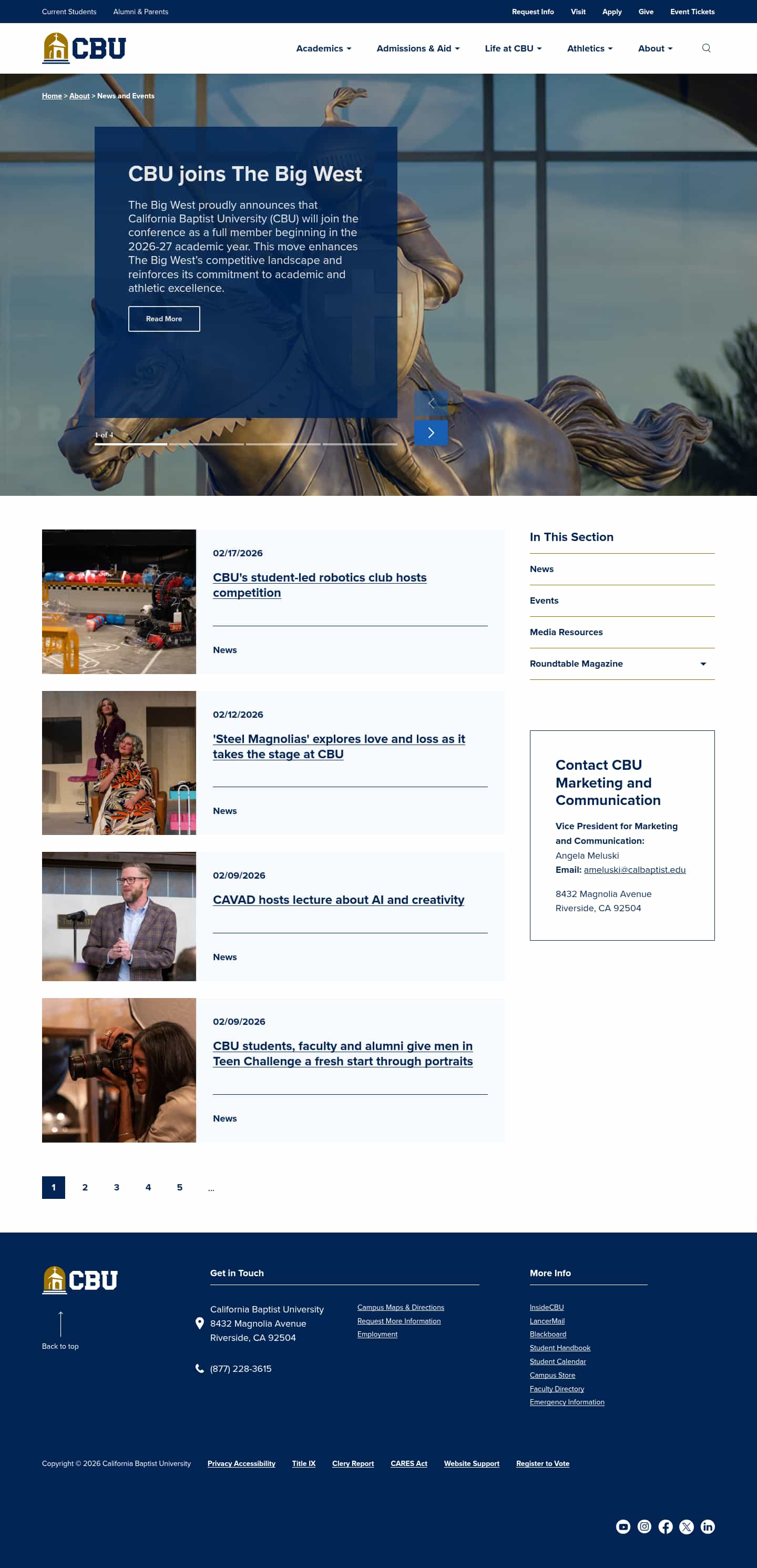 Latest website image capture
