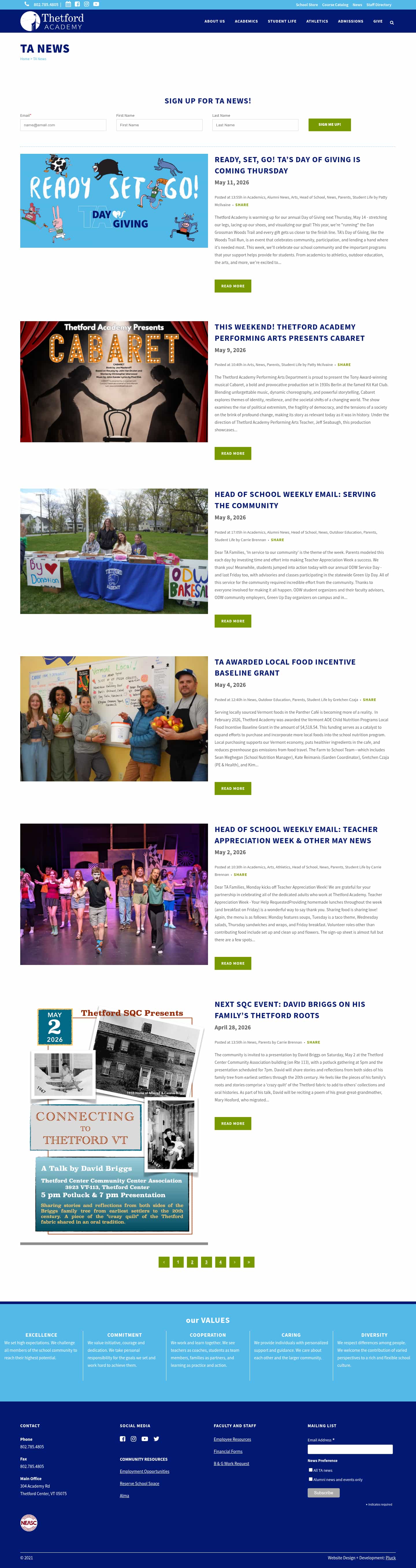 Latest website image capture